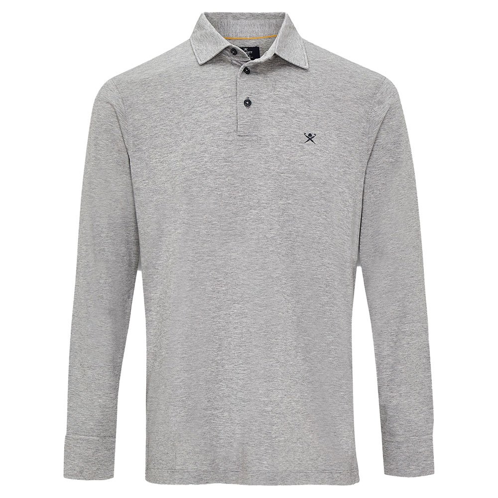 Hackett Filafil Jersey Langarm-polo 2XL Grey Marl günstig online kaufen