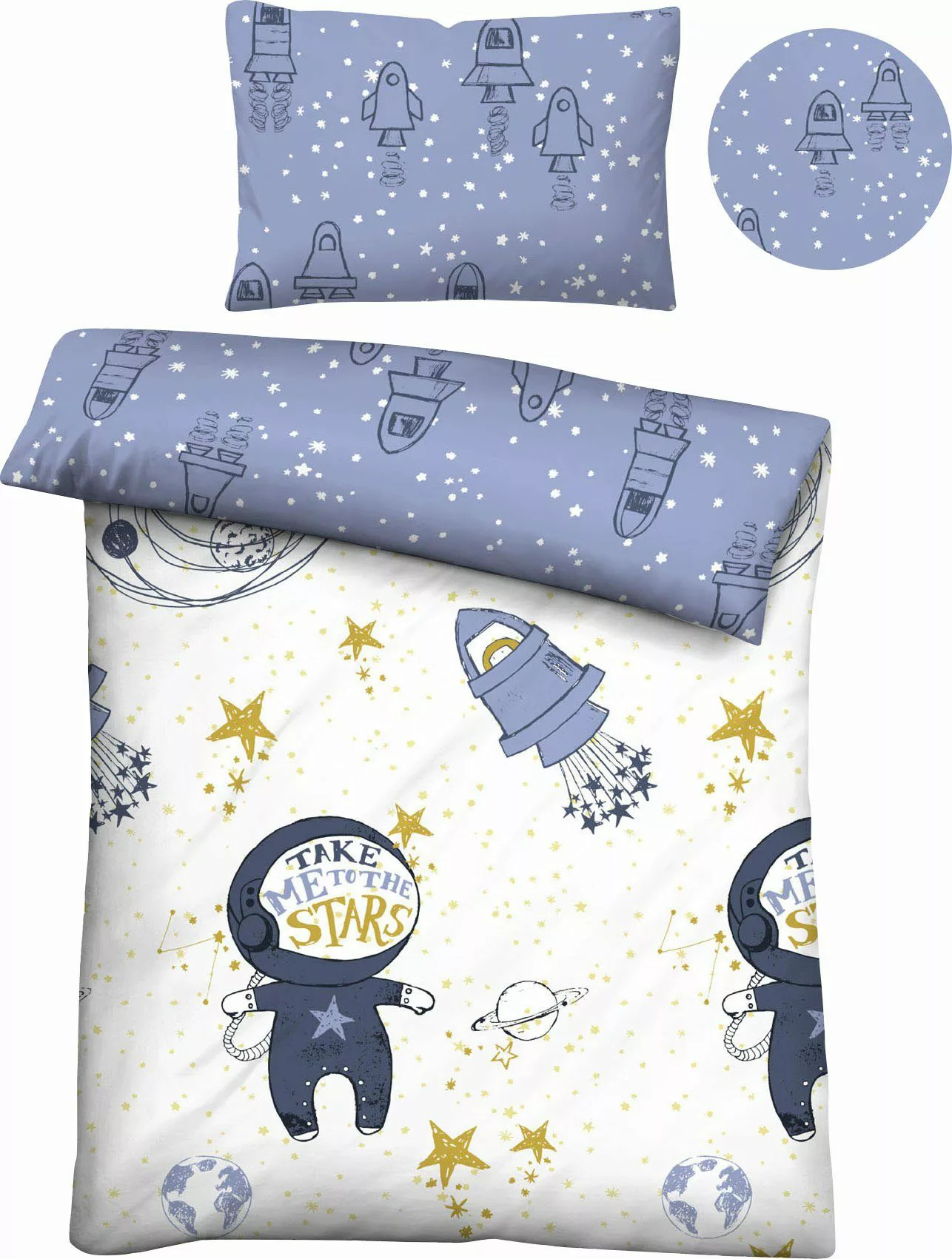 Biberna Kinderbettwäsche Julien in Gr. 100x135 günstig online kaufen
