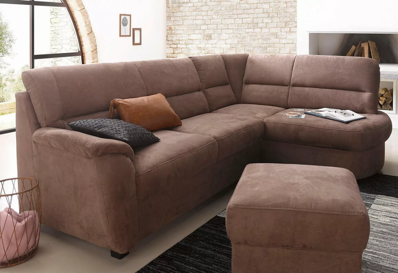 sit&more Ecksofa Pandora L-Form, wahlweise mit Bettfunktion und Bettkasten günstig online kaufen