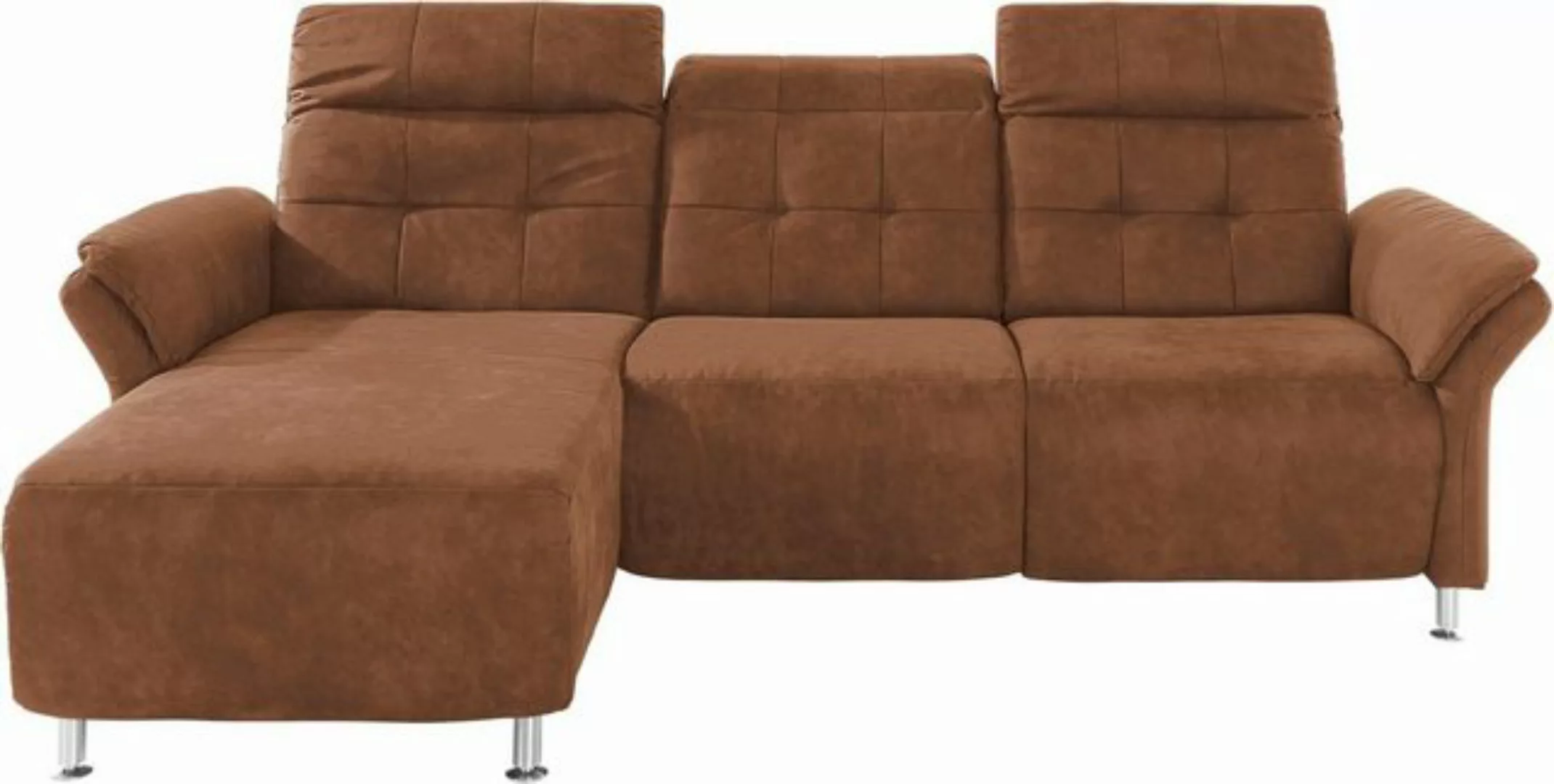 Places of Style Ecksofa Manhattan L-Form, 2 Sitze mit elektrischer Relaxfun günstig online kaufen