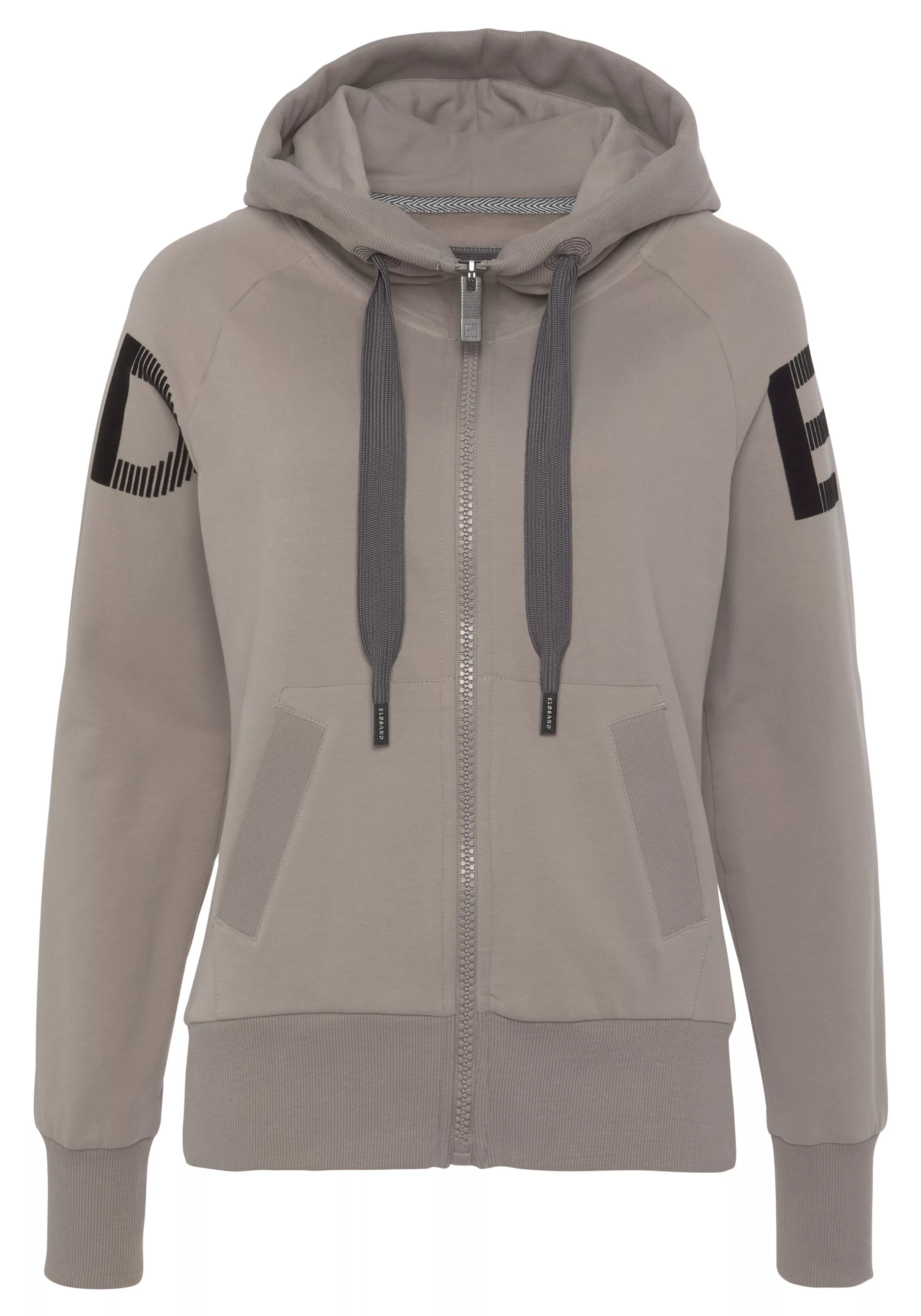 Elbsand Sweatjacke "Kekoa", mit großem Logodruck hinten, bequeme Freizeitja günstig online kaufen