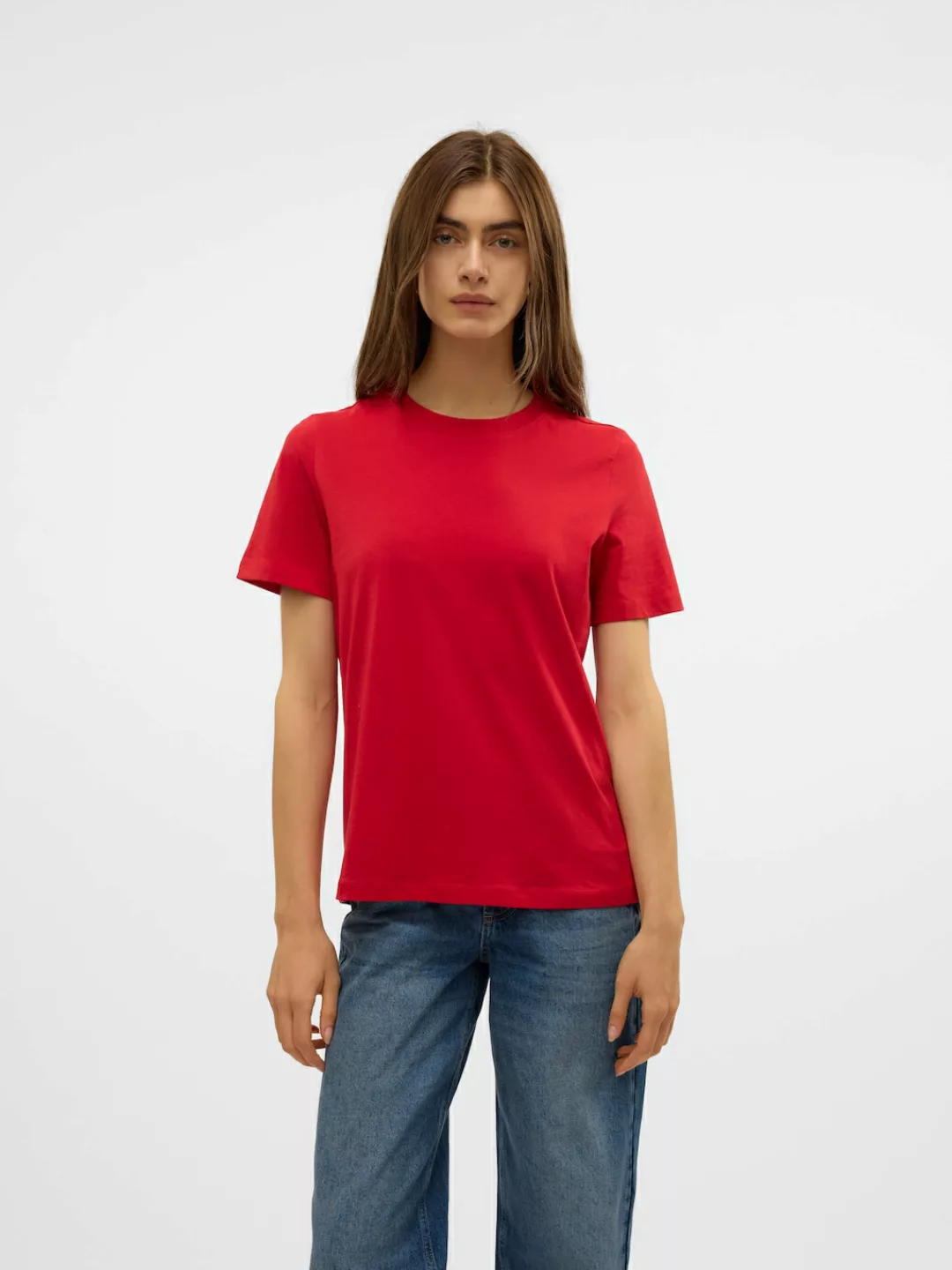 Vero Moda Kurzarmshirt VMPAULINA SS T-SHIRT GA JRS NOOS günstig online kaufen