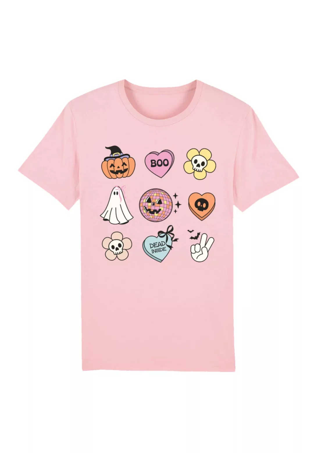 F4NT4STIC T-Shirt "Retro Halloween Icons", Premium Qualität günstig online kaufen