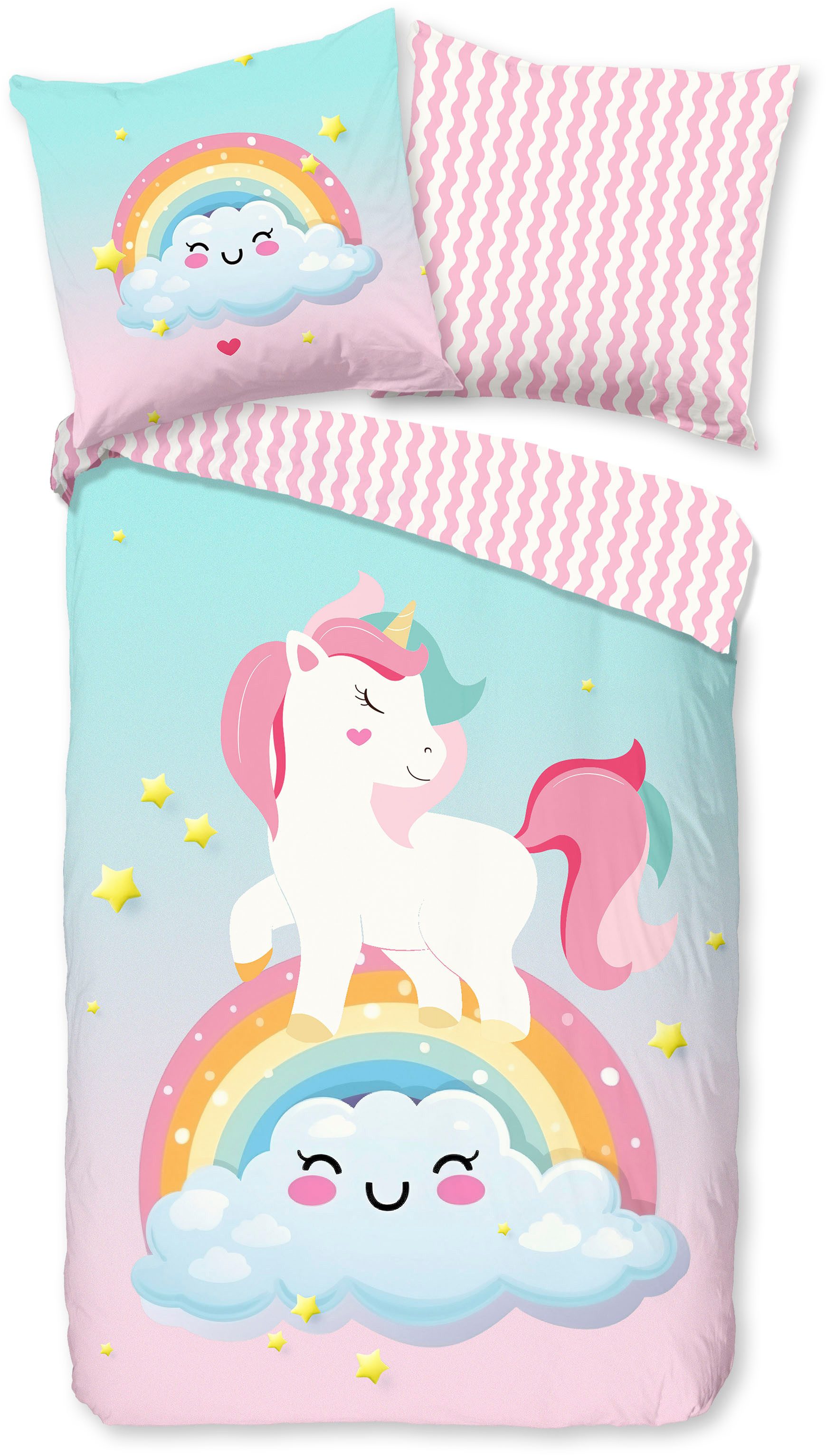 good morning Kinderbettwäsche »Sweety«, Baumwolle, 135x200, Wendeoptik, Kin günstig online kaufen