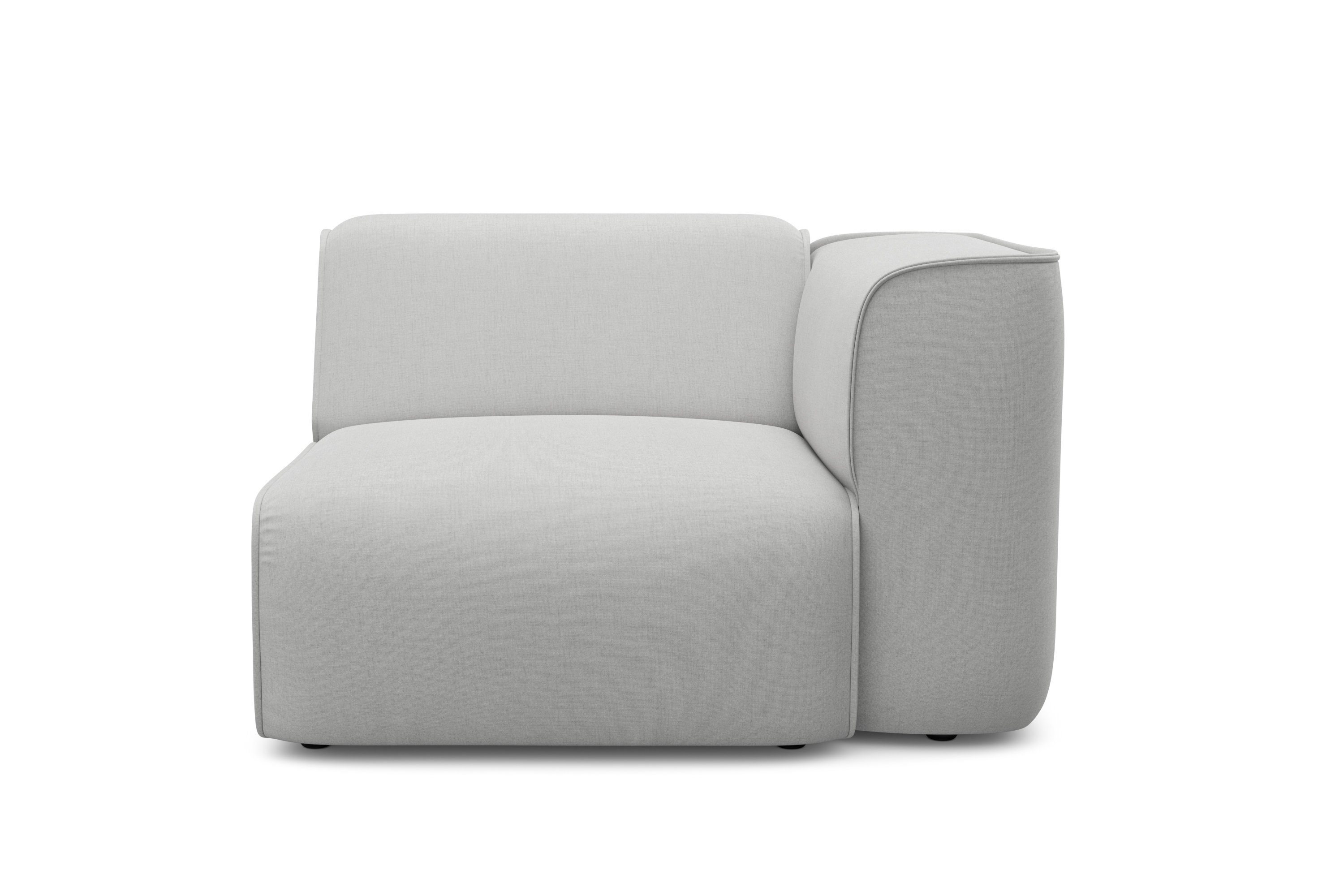 RAUM.ID Sessel "Merid Sofa-Eckelement, Maße B/T/H: 109/97/46 cm", als Modul günstig online kaufen