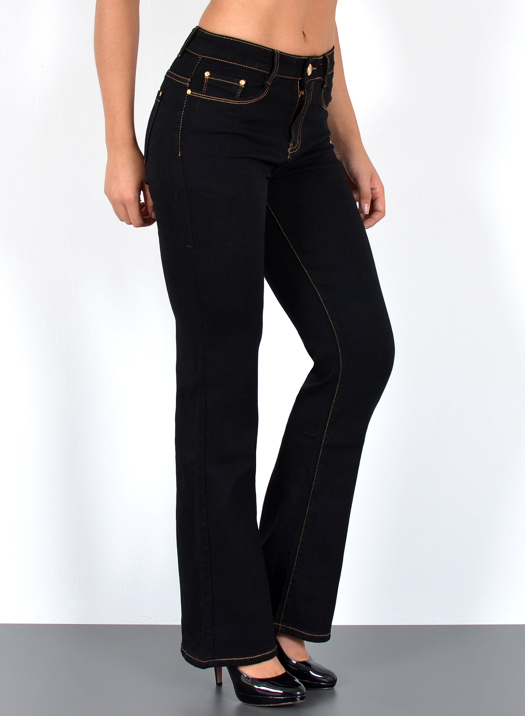 ESRA Bootcut-Jeans Bootcut Jeans Damen High günstig online kaufen