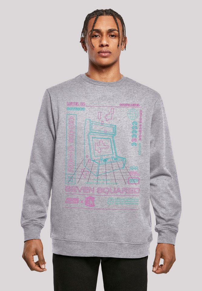 F4NT4STIC Kapuzenpullover Retro Gaming Arcade Attack Print günstig online kaufen