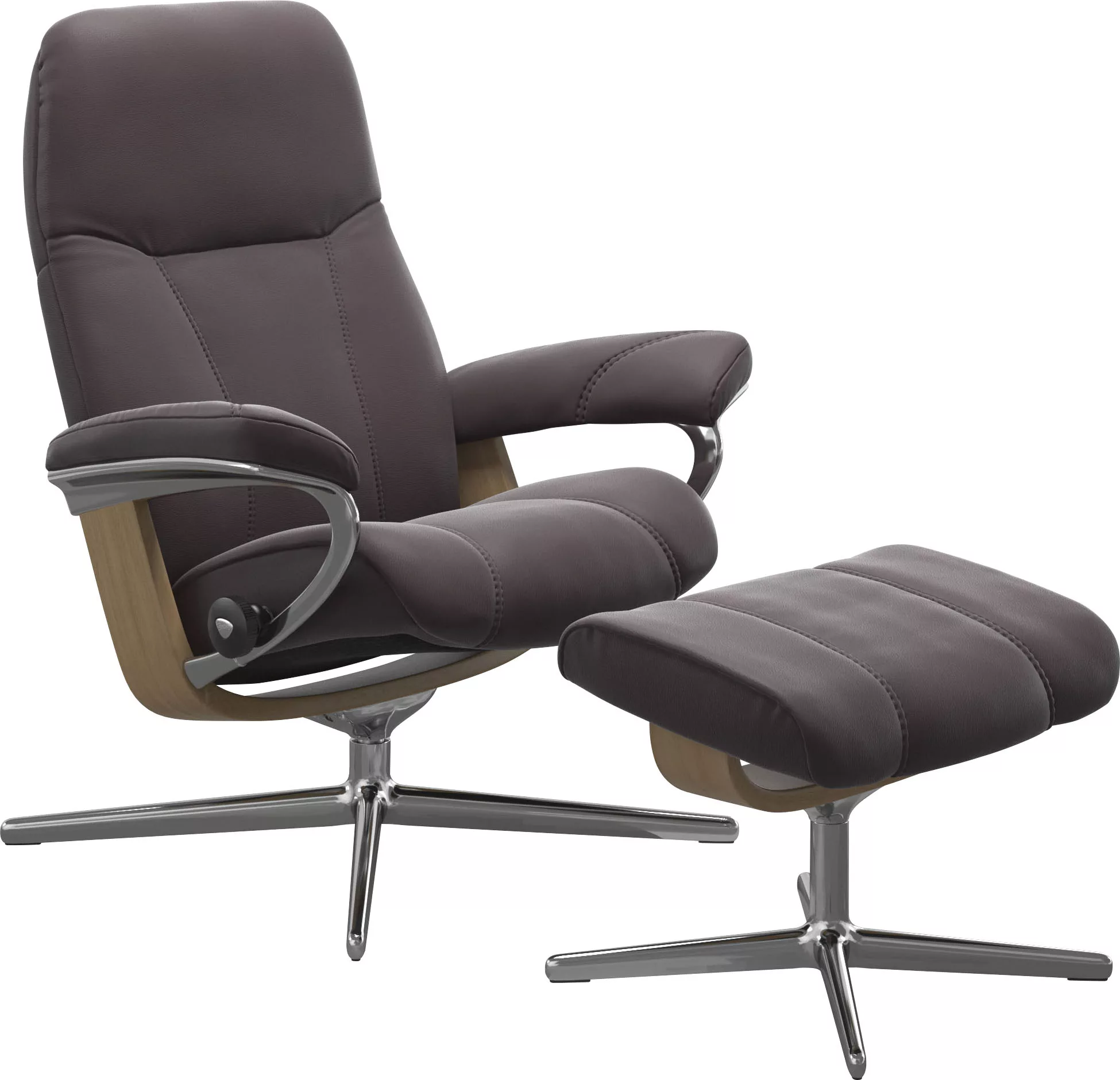 Stressless® Relaxsessel »Consul«, (Set, Relaxsessel mit Hocker), mit Hocker günstig online kaufen