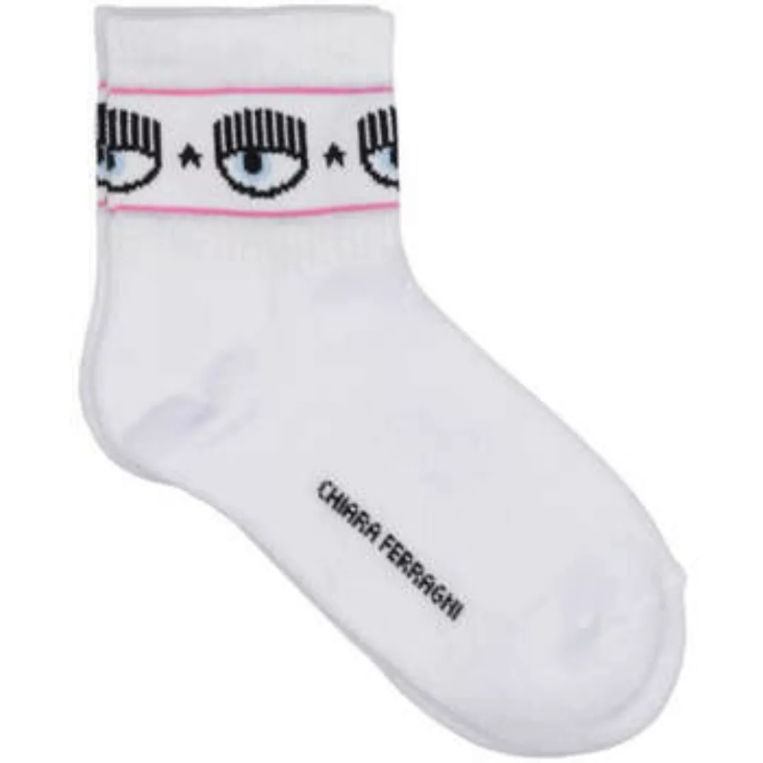 Chiara Ferragni  Socken Calzini Donna  75SB0J21 ZG043 003 Bianco günstig online kaufen