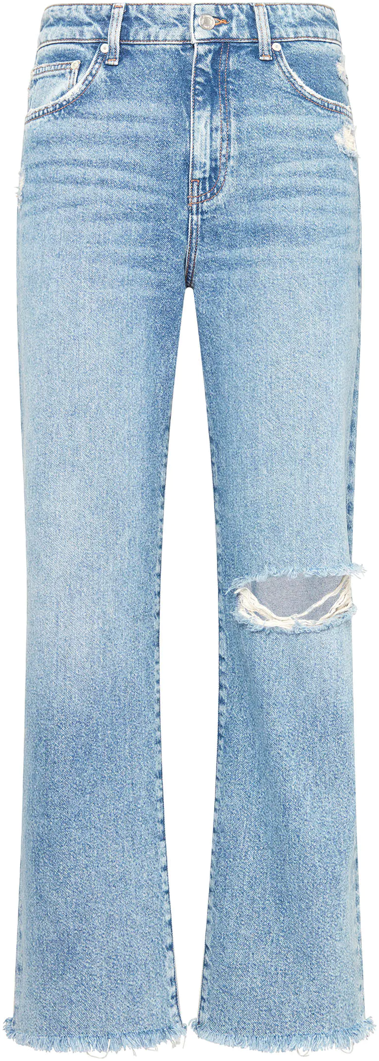 Mavi Straight-Jeans BARCELONA mit ausgefranster Kante am Beinabschluss günstig online kaufen