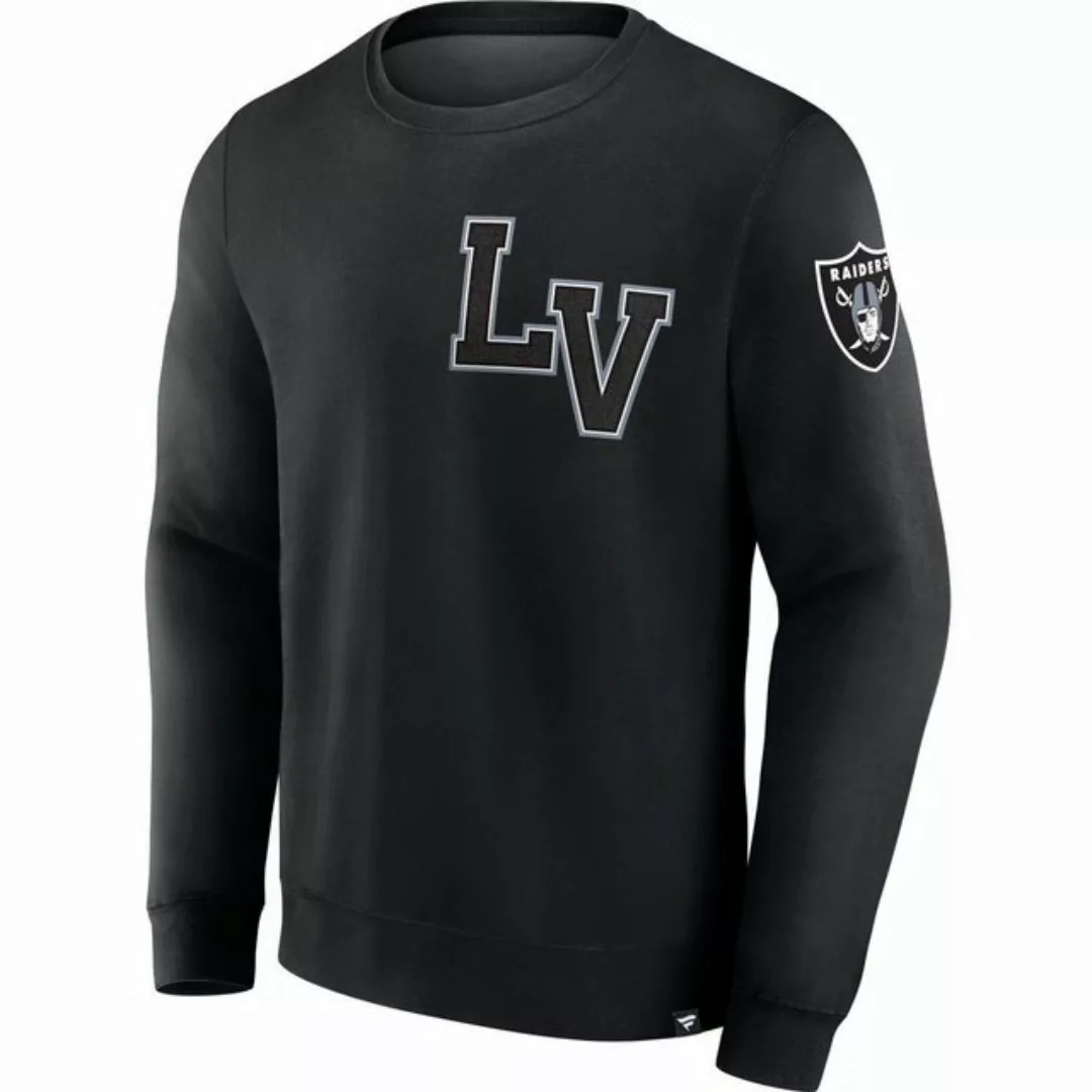 Fanatics Rundhalspullover Las Vegas Raiders Varsity Letter NFL Pollover günstig online kaufen