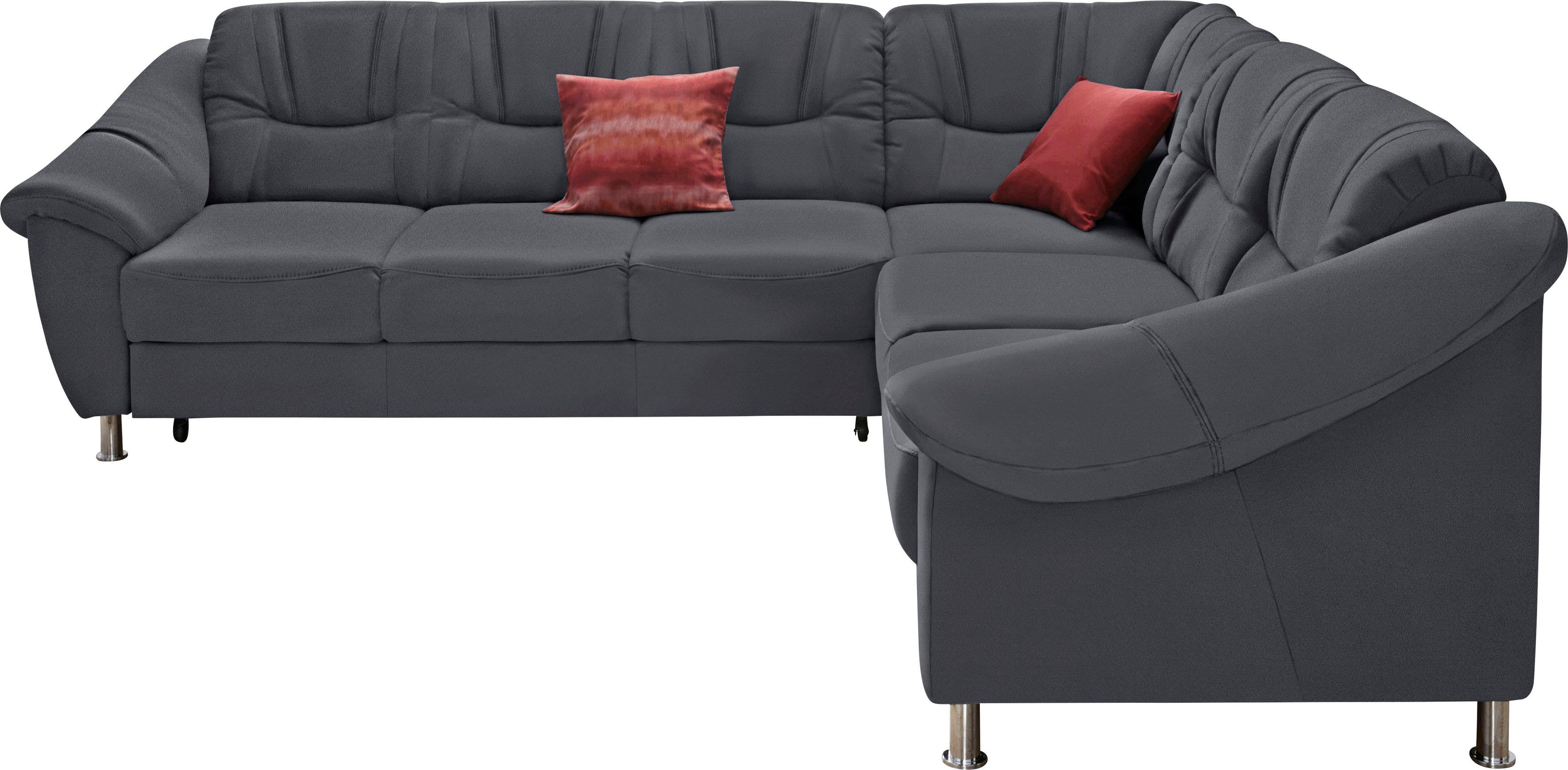 sit&more Ecksofa "Salsa L-Form", mit Federkern, wahlweise mit Bettfunktion günstig online kaufen