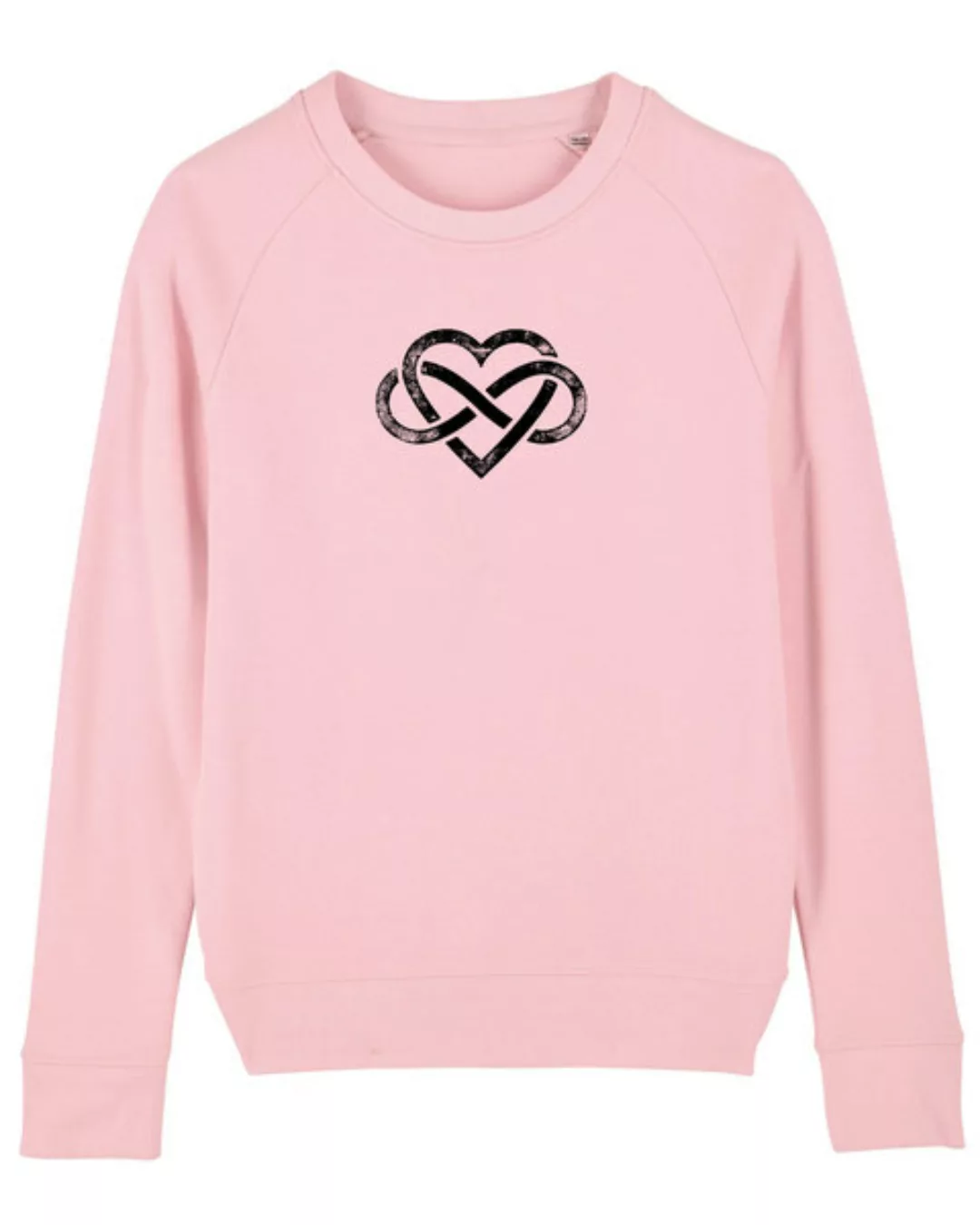Bio Damen Rundhals Sweatshirt "Feel - Endless Love" - In 7 Farben günstig online kaufen