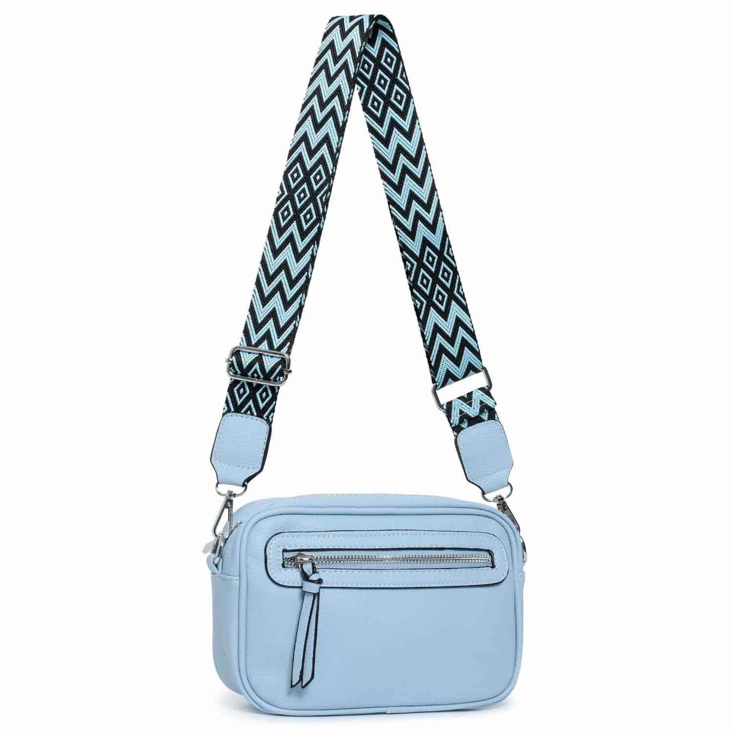 ITALYSHOP24 Schultertasche Damen Umhängetasche CrossBody Brusttasche günstig online kaufen