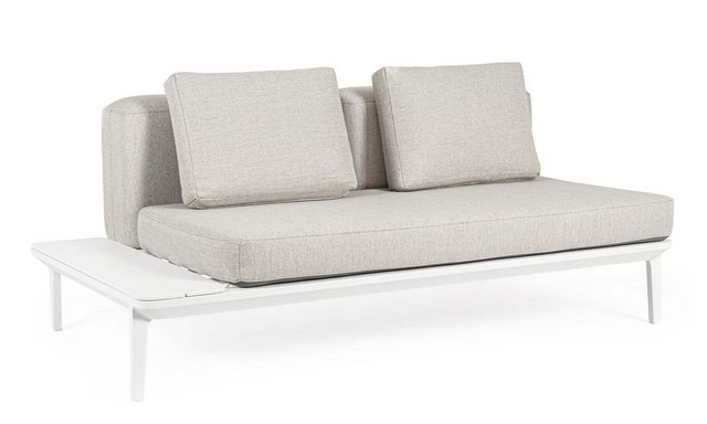 Bizzotto Gartensofa Sofa Matrix aus Aluminium, Weiß günstig online kaufen