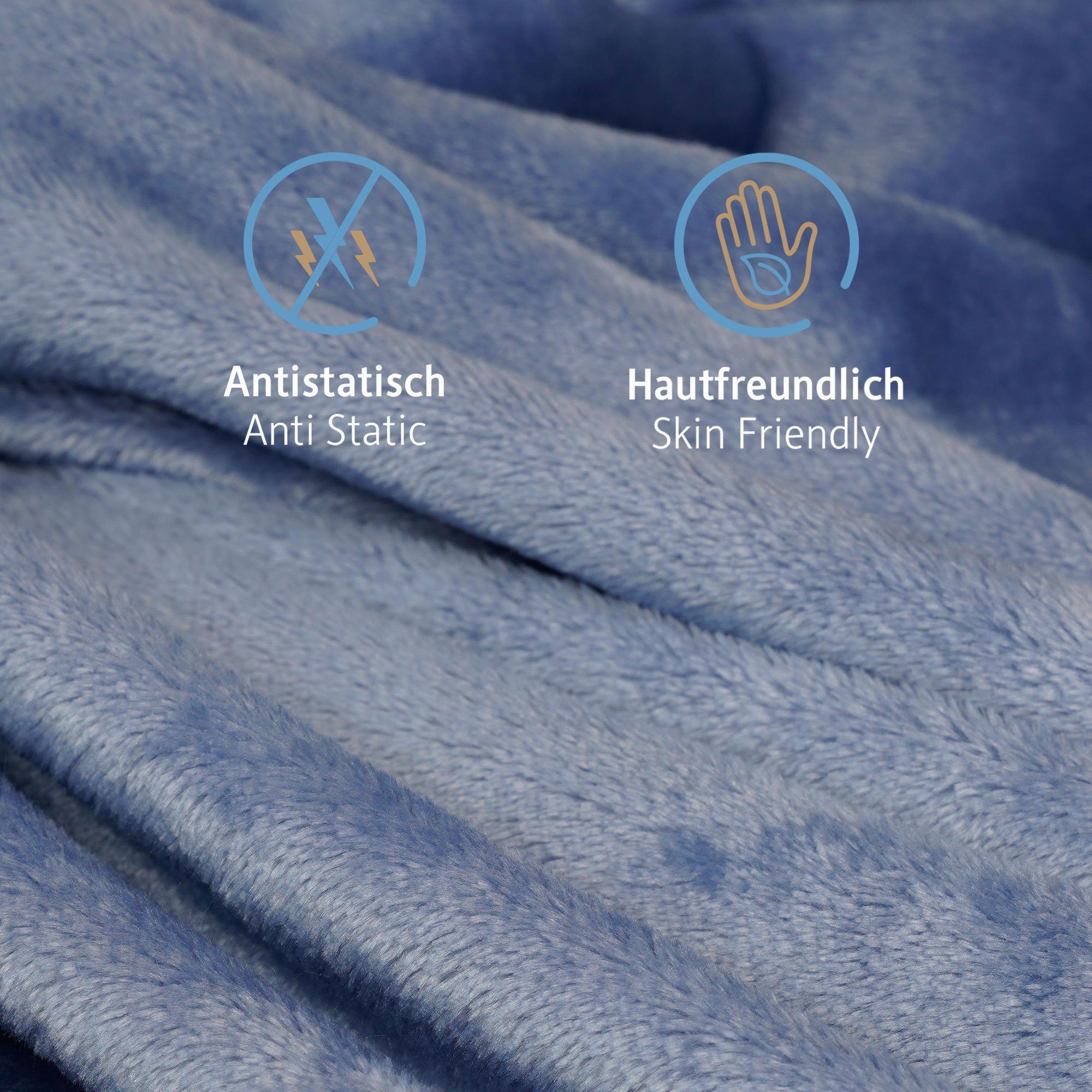 Wohndecke Extra Warme Flauschige Kuscheldecke(450 g/m), günstig online kaufen