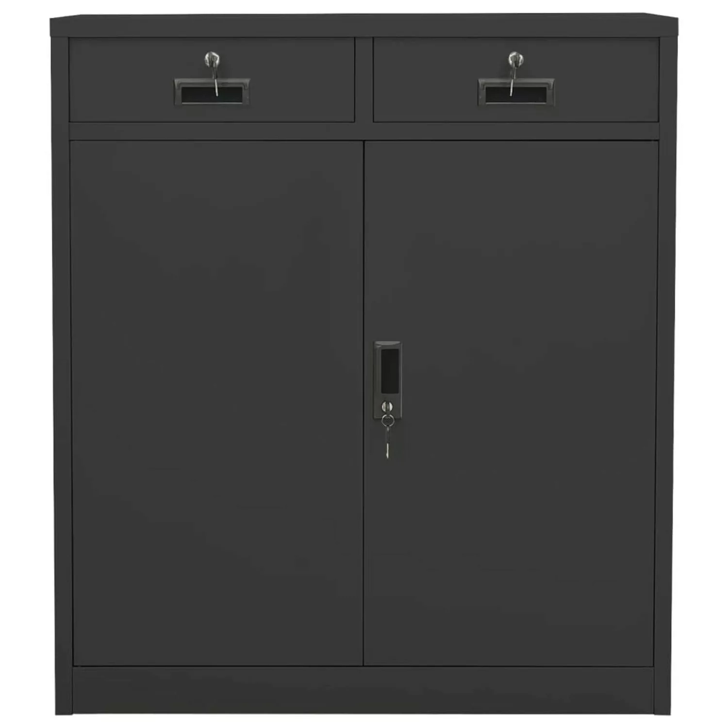 Büroschrank Anthrazit 90x40x102 Cm Stahl günstig online kaufen