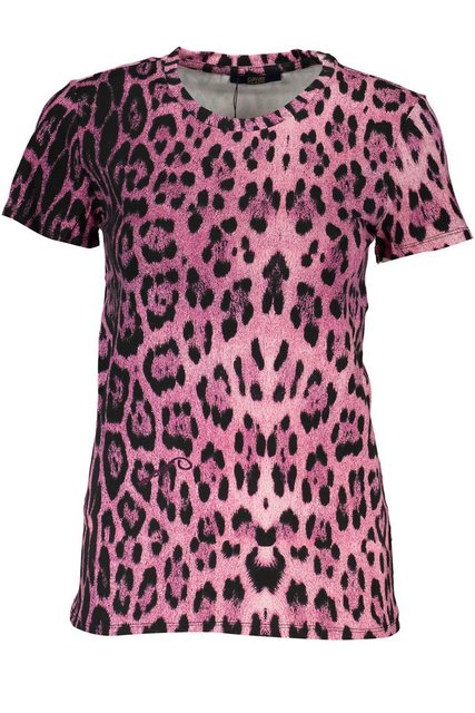 Cavalli Class T-Shirt Stylisches Damen T-Shirt in Rosa mit Muster und günstig online kaufen