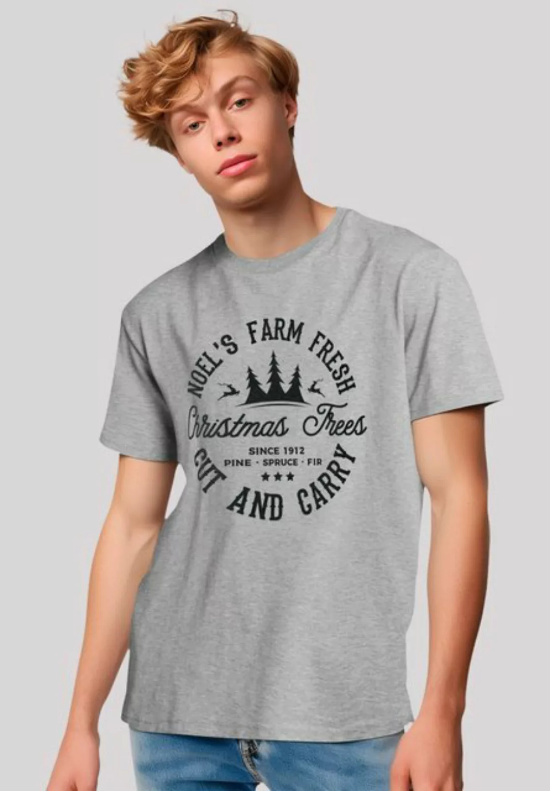 F4NT4STIC T-Shirt Weihnachts Trees Farm Retro Sign Premium Qualität günstig online kaufen