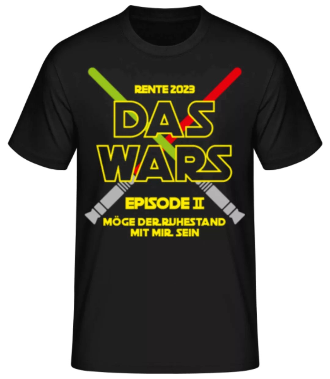 Das Wars Rente 2023 · Männer Basic T-Shirt günstig online kaufen