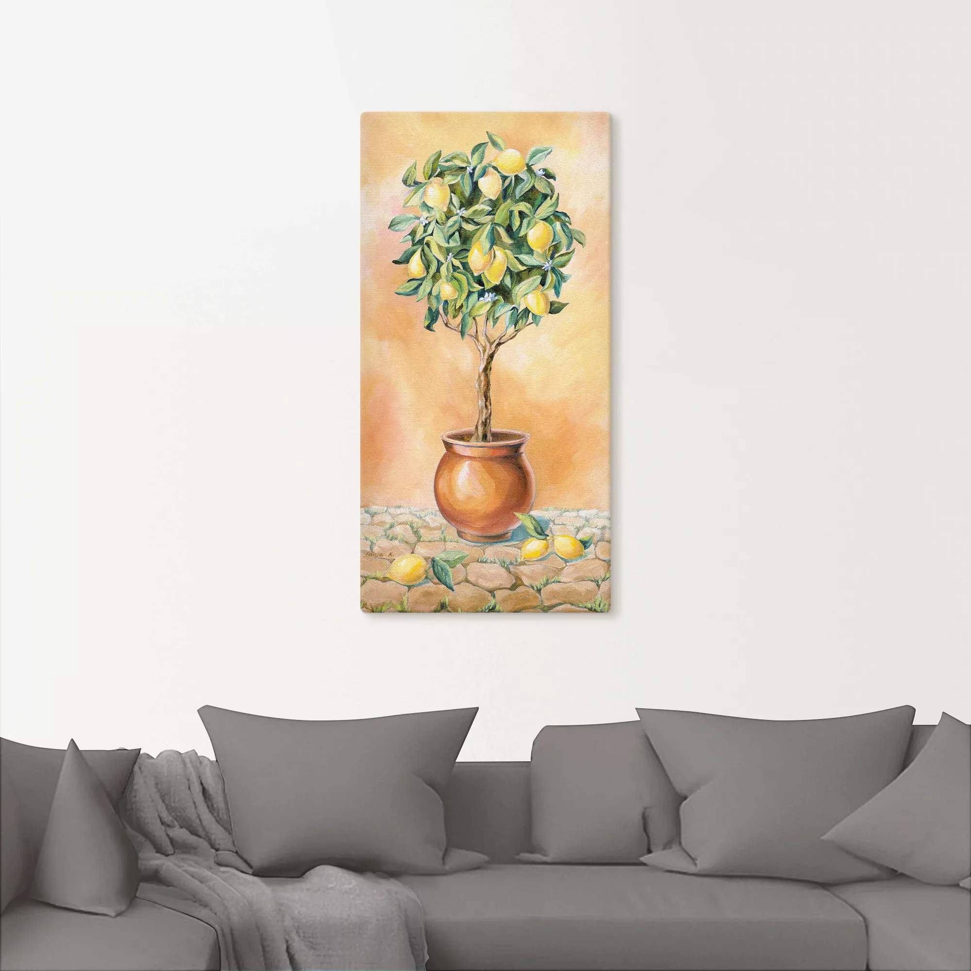 Artland Wandbild »Zitronenbaum I«, Pflanzen, (1 St.), als Alubild, Outdoorb günstig online kaufen