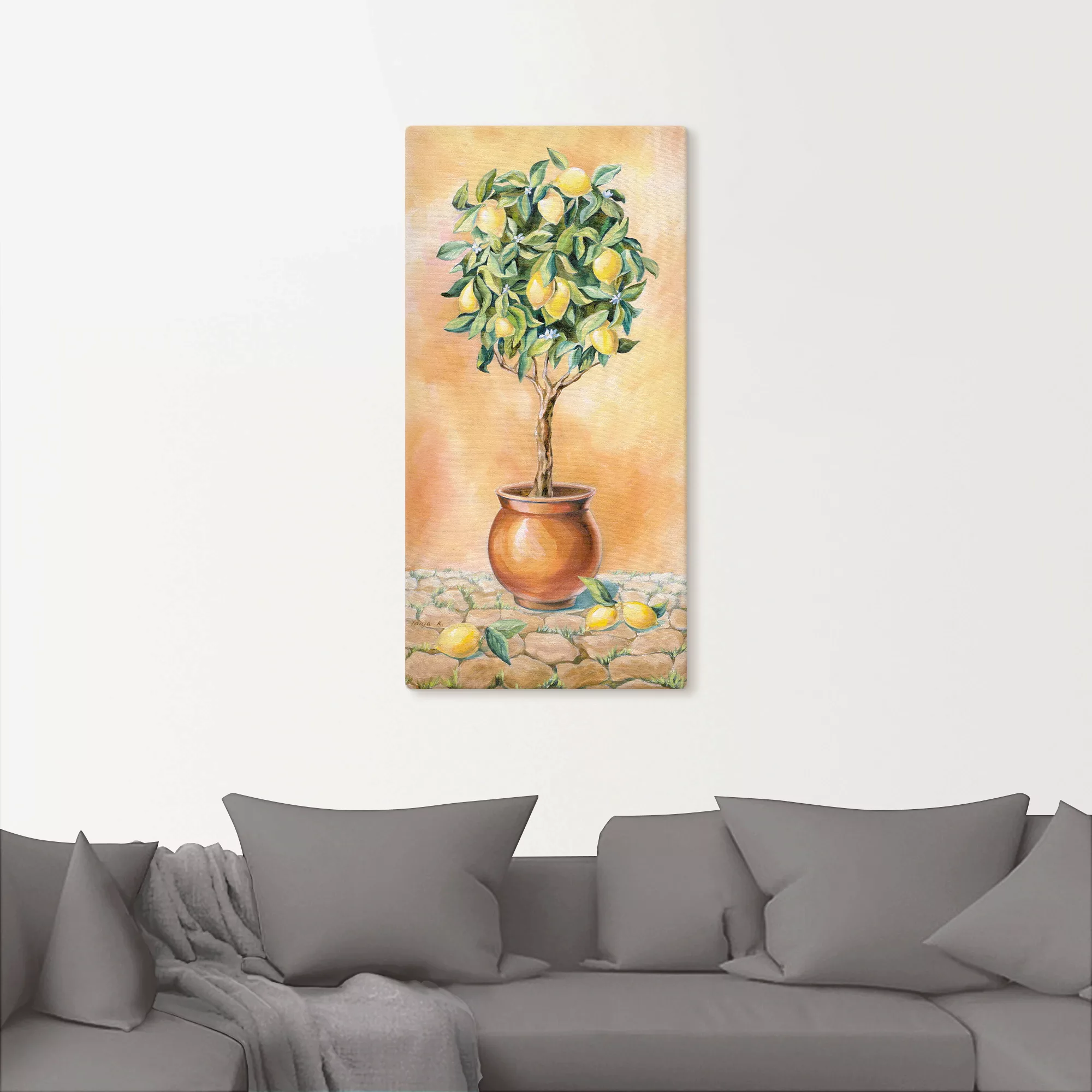 Artland Wandbild "Zitronenbaum I", Pflanzen, (1 St.), als Alubild, Outdoorb günstig online kaufen