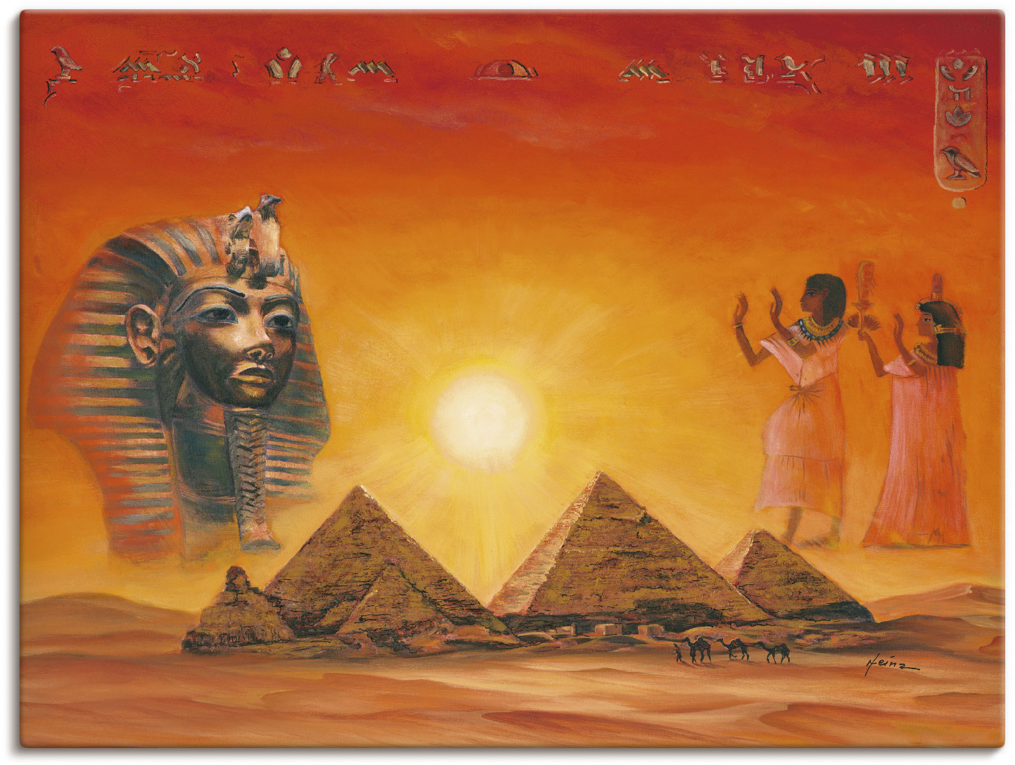 Artland Wandbild »Ägyptische Impressionen«, Afrika, (1 St.), als Alubild, O günstig online kaufen