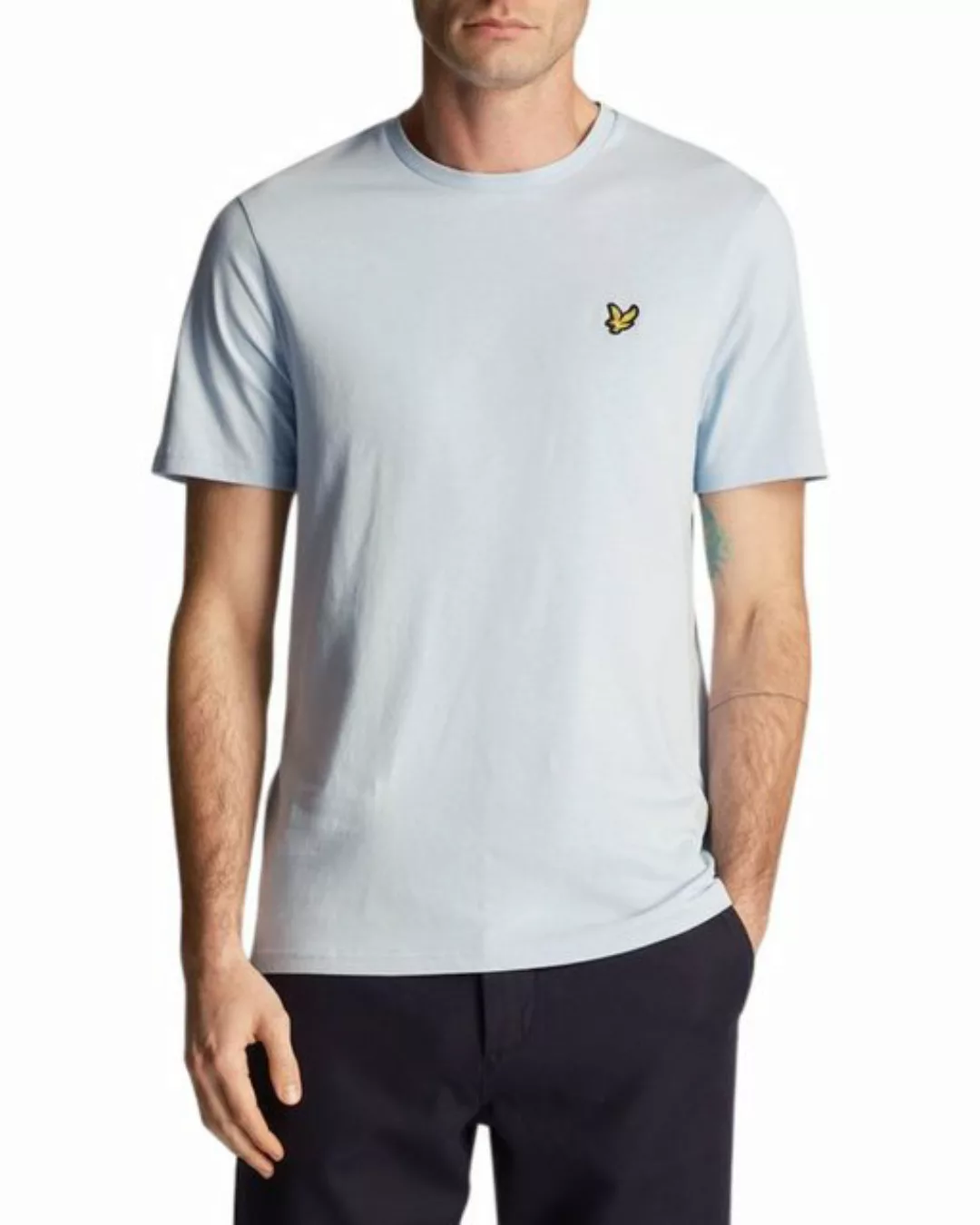 Lyle & Scott T-Shirt Aus 100% Baumwolle Gerader Schnitt günstig online kaufen