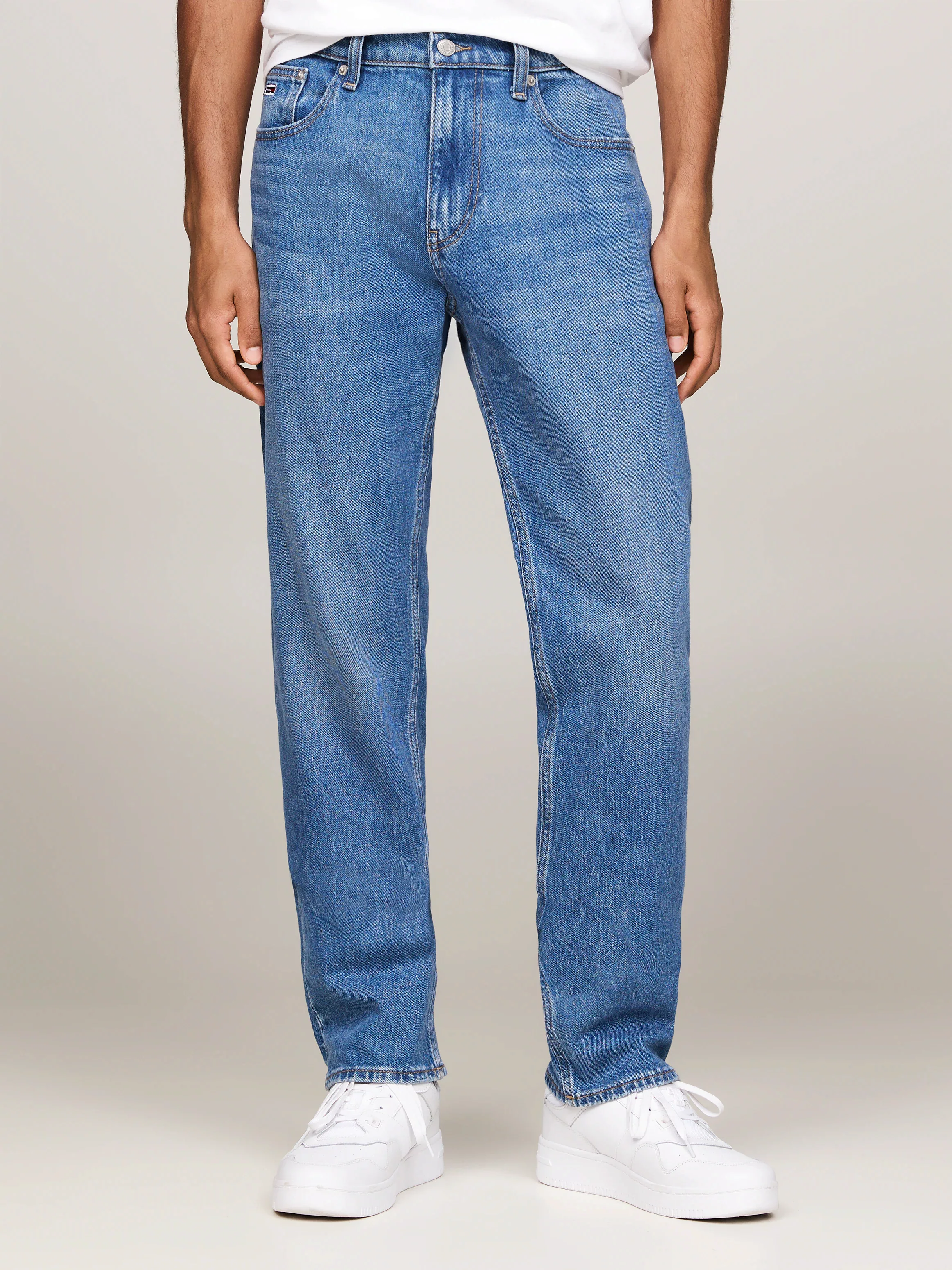 Tommy Jeans Regular-fit-Jeans RYAN RGLR STRGHT mit Logoprägung günstig online kaufen