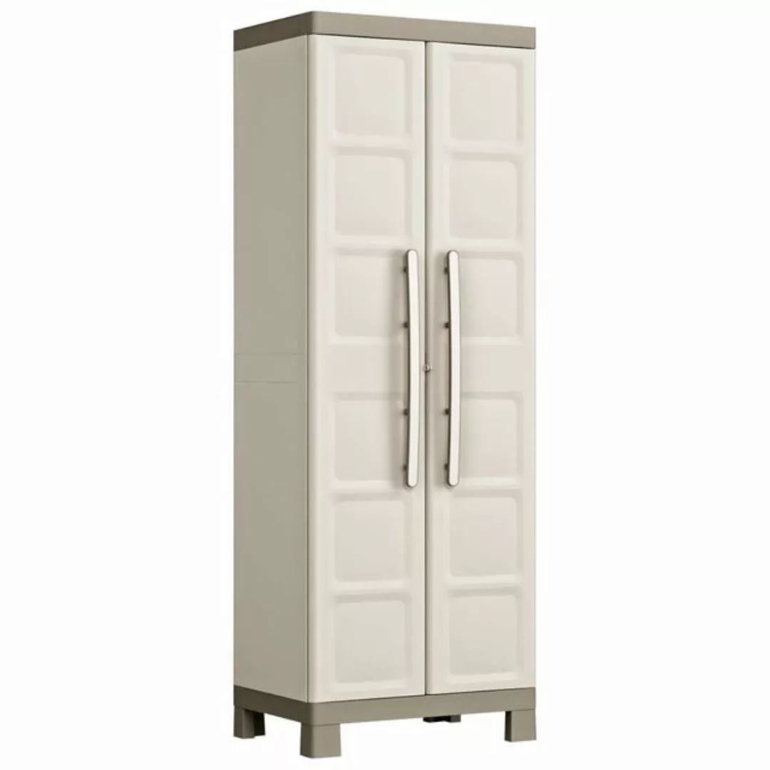 Keter Fächerschrank Universalschrank Excellence Beige und Taupe 182 cm (1-S günstig online kaufen