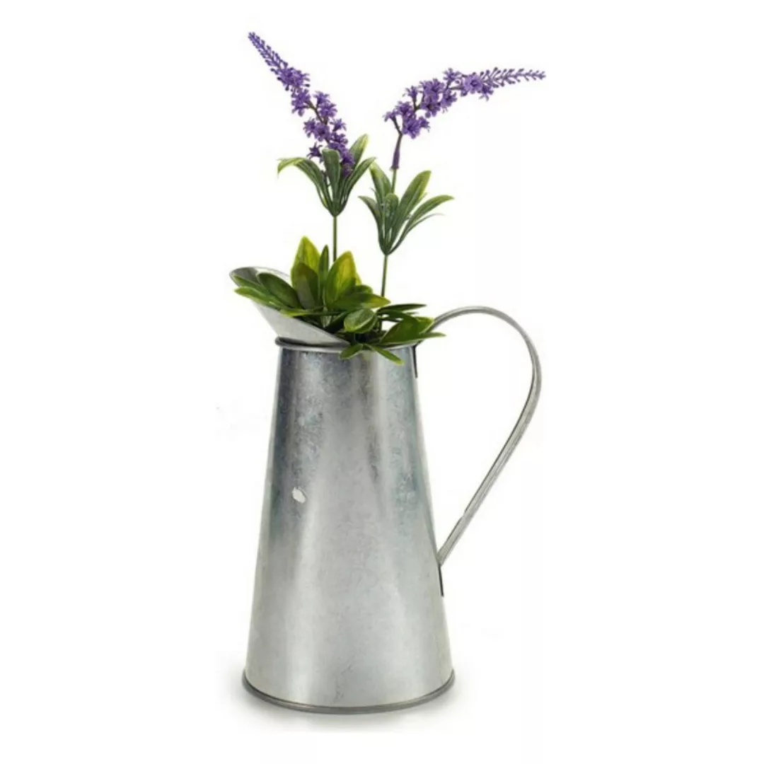 Blumentopf Kanne Zink Silberfarben (11,3 X 21,5 X 17	Cm) günstig online kaufen