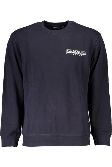 Napapijri Sweatshirt Blaues Herren Sweatshirt ohne Reißverschluss – günstig online kaufen