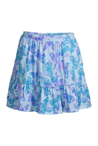 Stufenrock SKORT, Größe: 122/128, Blau, Baumwolle, by Lands' End, Blau Bati günstig online kaufen