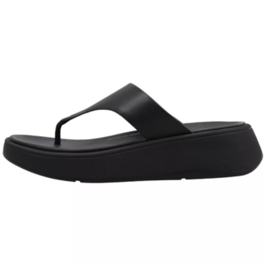 FitFlop  Sandalen F-MODE LEATHER FLATFORM TOE - POST SANDALS günstig online kaufen