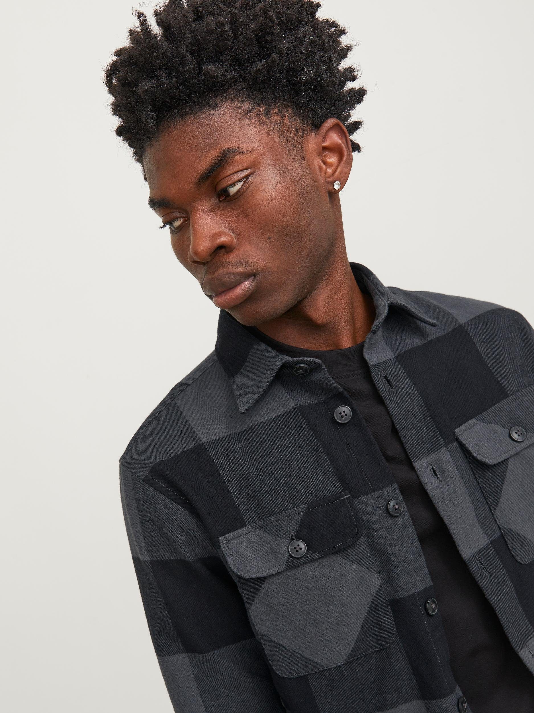 Jack & Jones Langarmhemd JJEDARREN OVERSHIRT günstig online kaufen