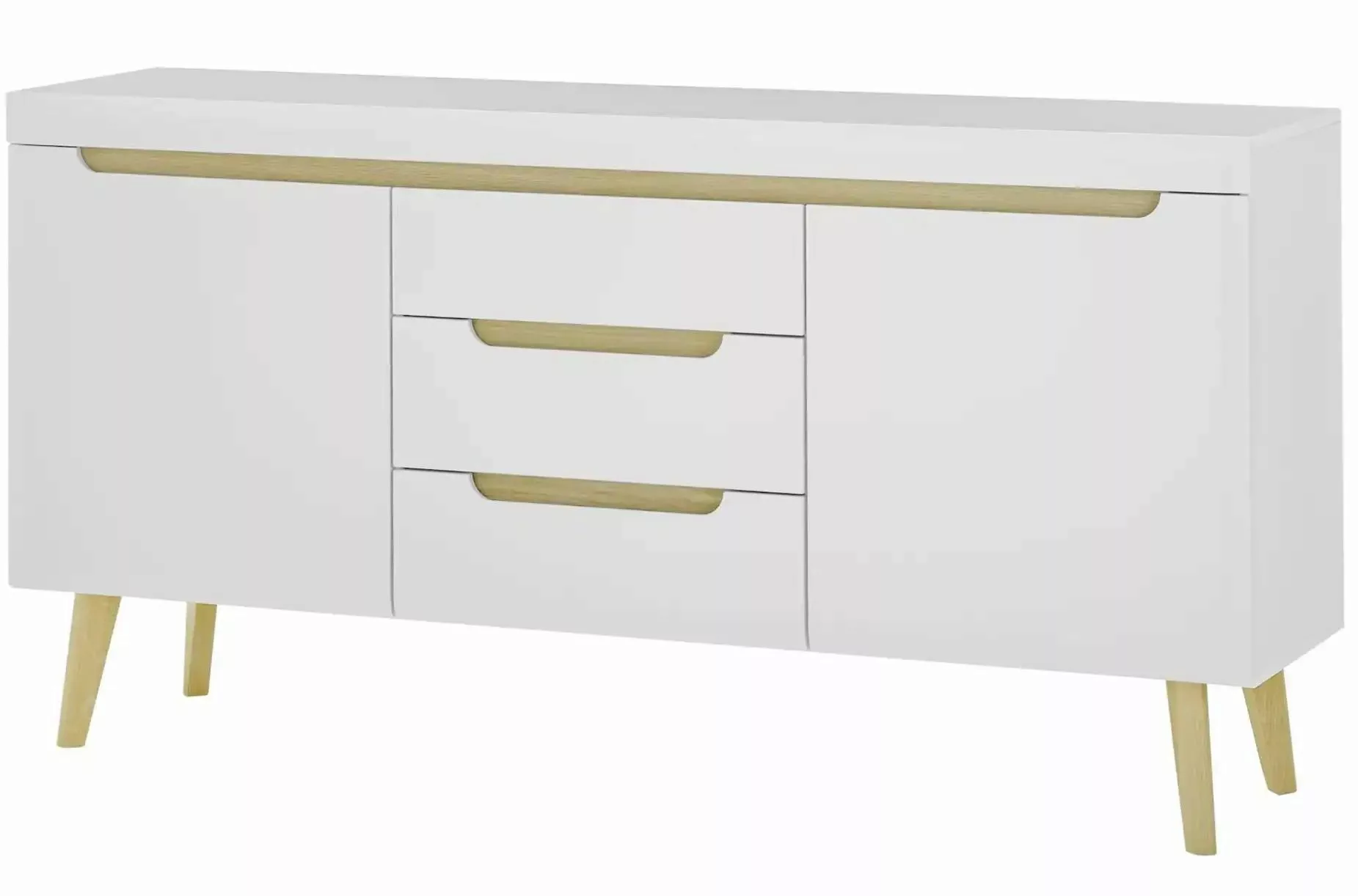 Sideboard   ¦ grün ¦ Maße (cm): B: 160 H: 83 Kommoden & Sideboards > Sidebo günstig online kaufen