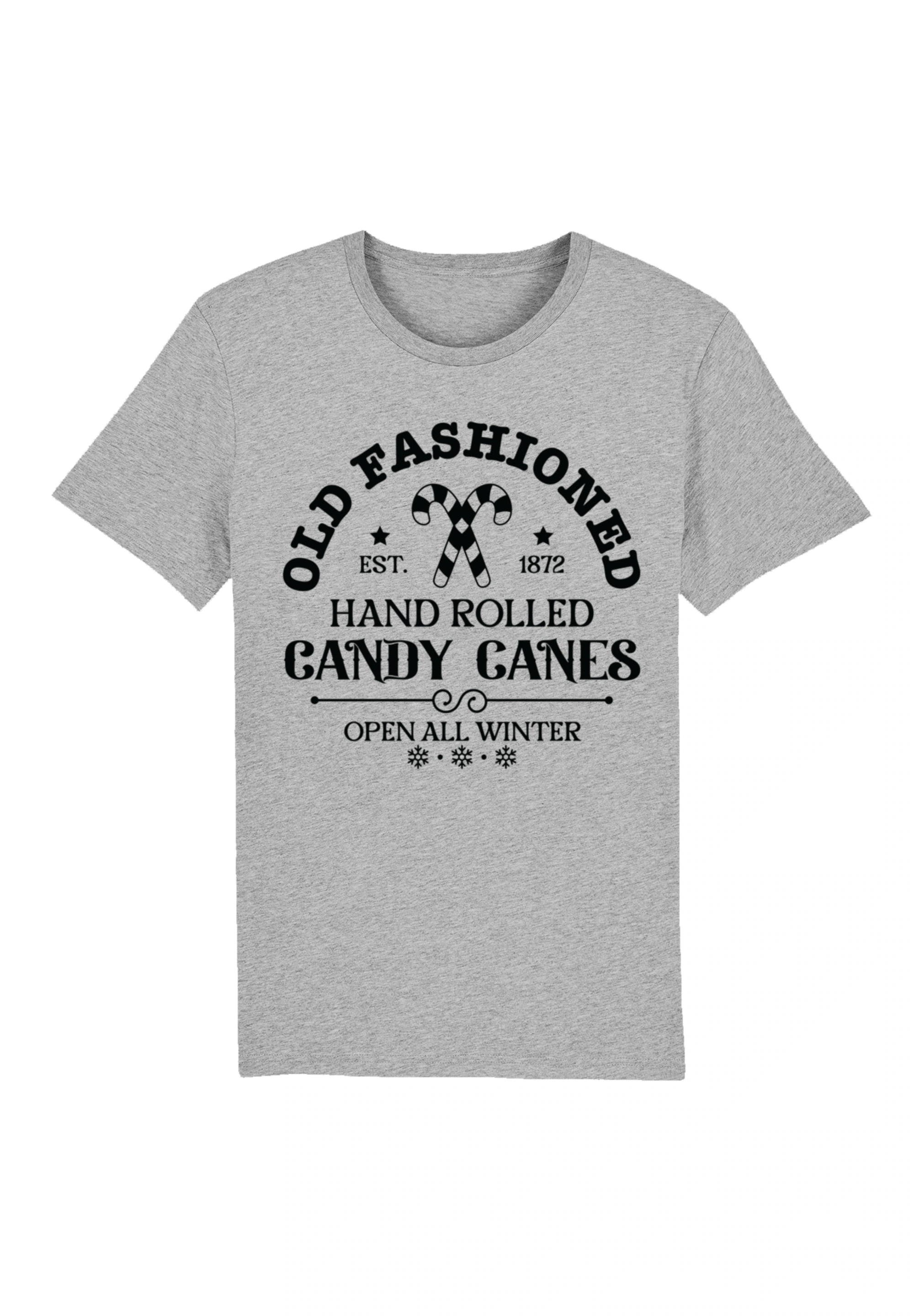 F4NT4STIC T-Shirt "Cany Canes Retro Weihnachts Sign", Premium Qualität günstig online kaufen