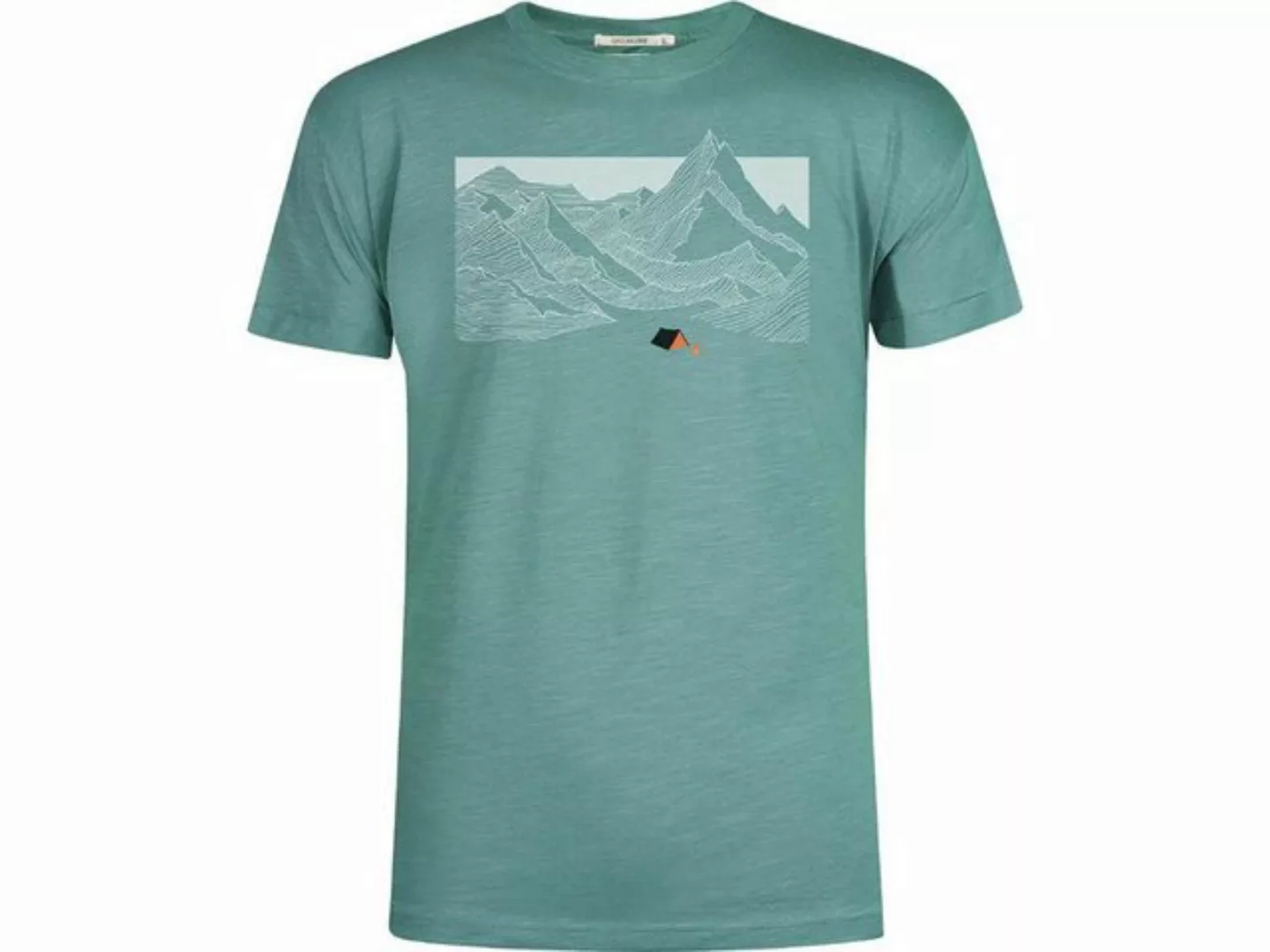 GreenBomb T-Shirt GREENBOMB Bio-Herren-T-Shirt 'Valley' mit Roll-Up- günstig online kaufen