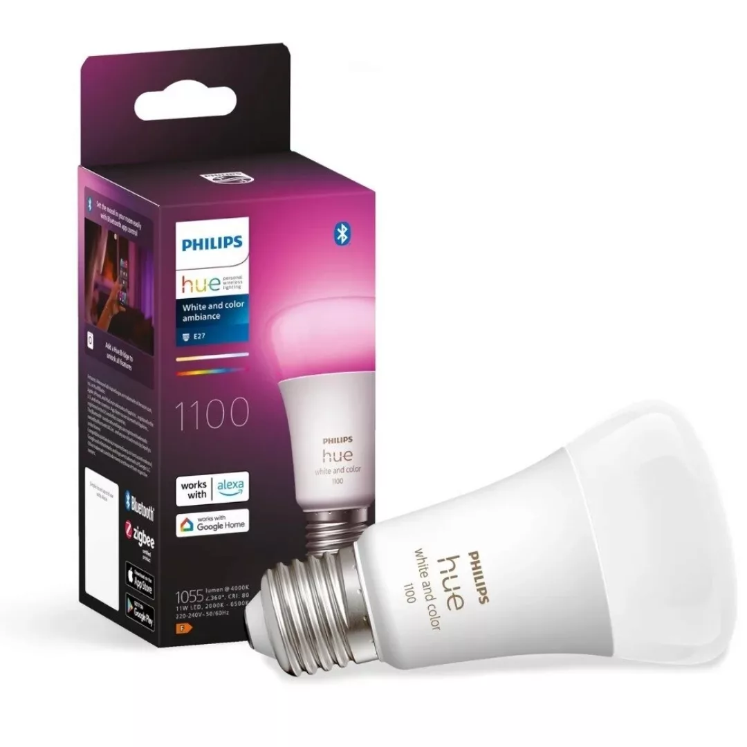 Philips Hue White&Color Ambiance LED E27 11W 1055lm günstig online kaufen
