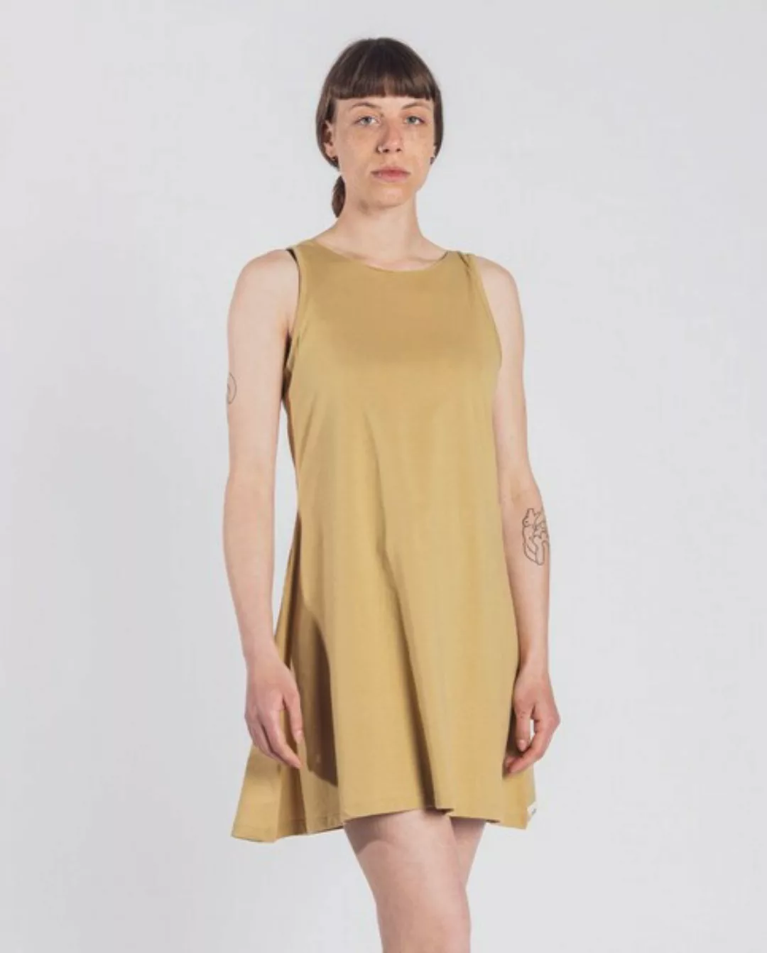 Damen Kleid Aus Bio-baumwolle - Kurz Jersey - Swing günstig online kaufen
