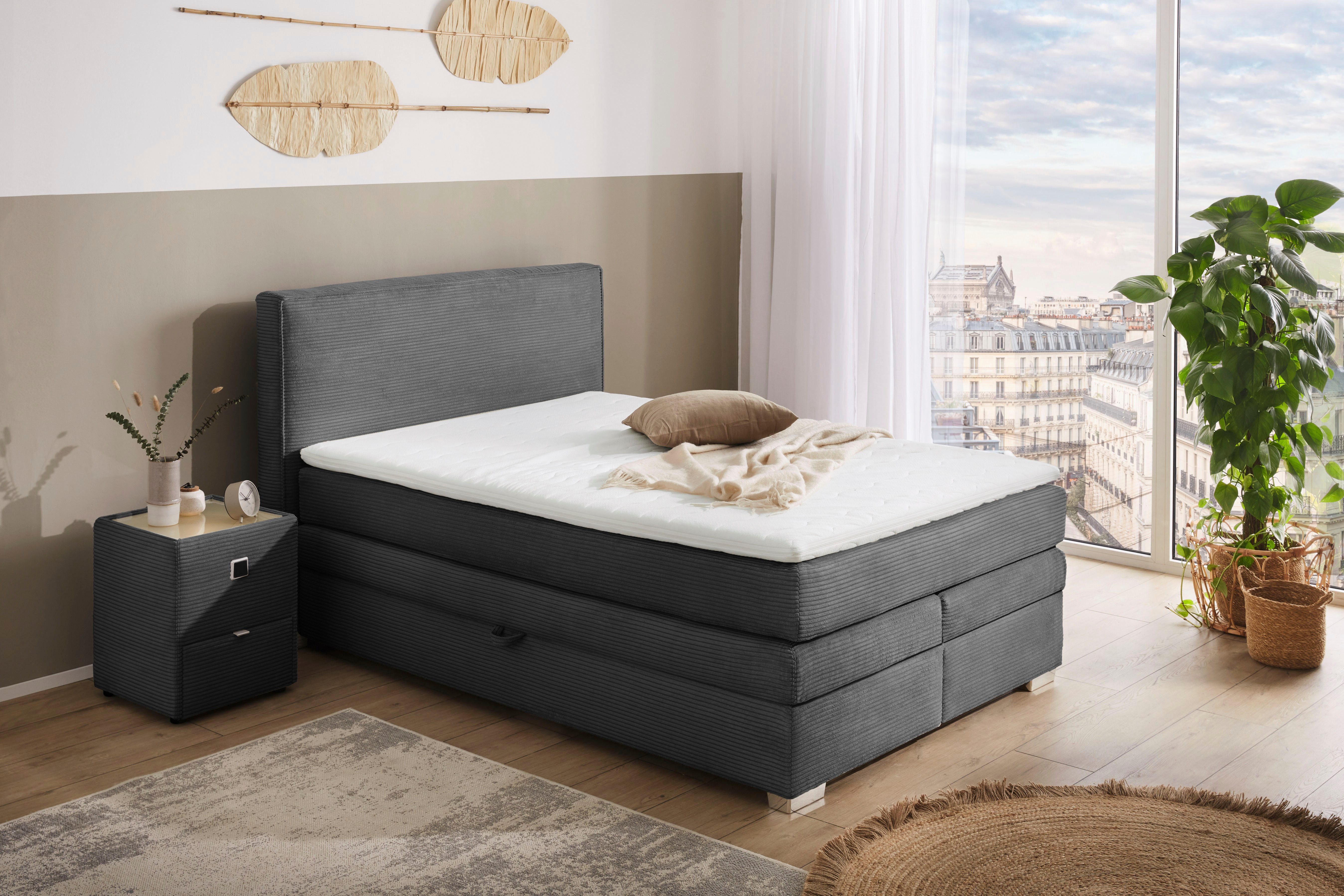 Jockenhöfer Gruppe Boxspringbett "Arabella, 2x 70er Boxen mit Stauraum", We günstig online kaufen