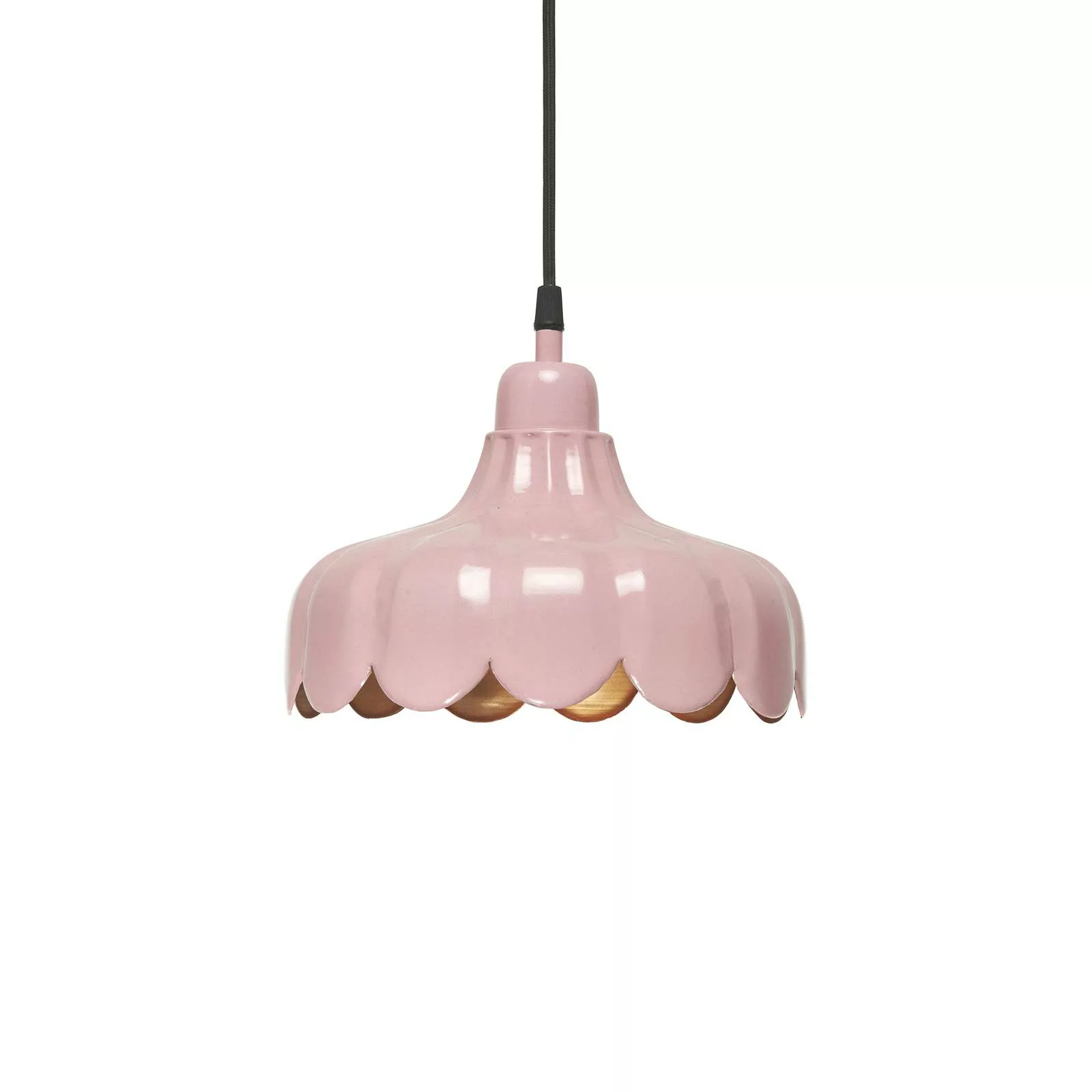 PR Home Hängelampe Wells Small, pink/gold, Ø 24 cm, Stecker günstig online kaufen