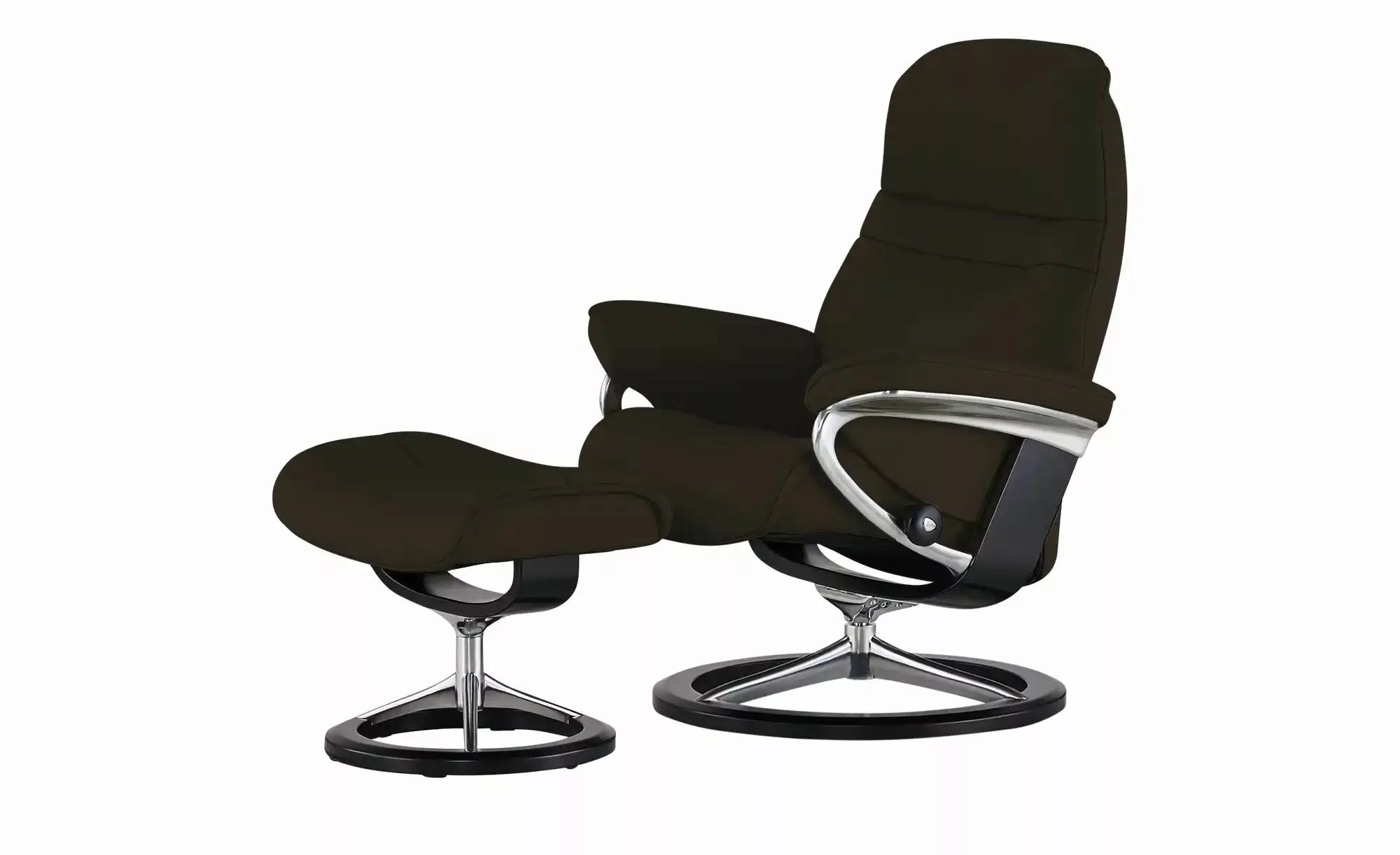 Stressless Relaxsessel mit Hocker Leder Sunrise L ¦ braun ¦ Maße (cm): B: 9 günstig online kaufen