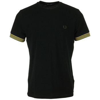 Fred Perry  T-Shirts & Poloshirts STRIPED CUFF T-SHIRT günstig online kaufen