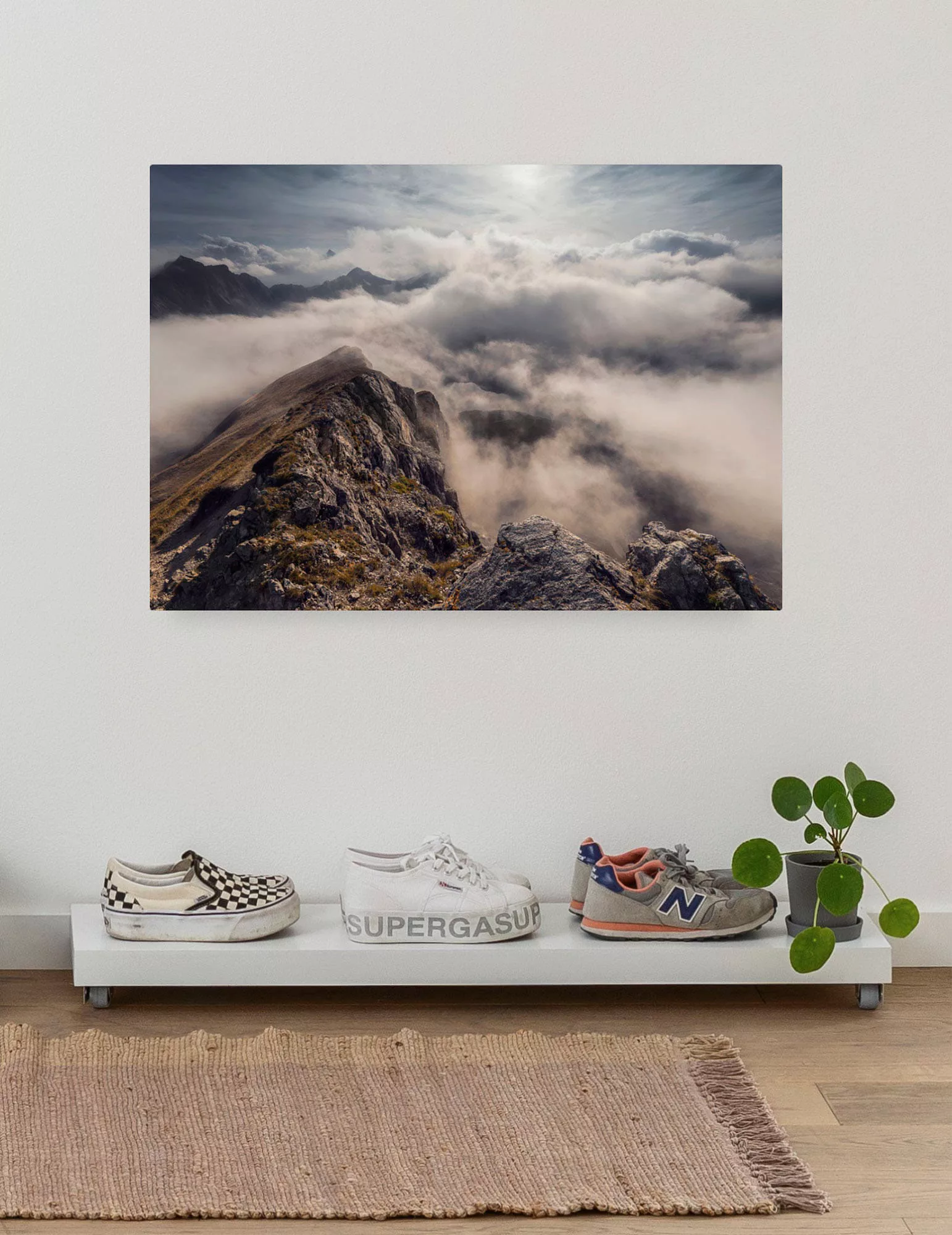 Komar Leinwandbild "Keilrahmenbild - Sea of Fog - Größe 60 x 40 cm", Baum-B günstig online kaufen