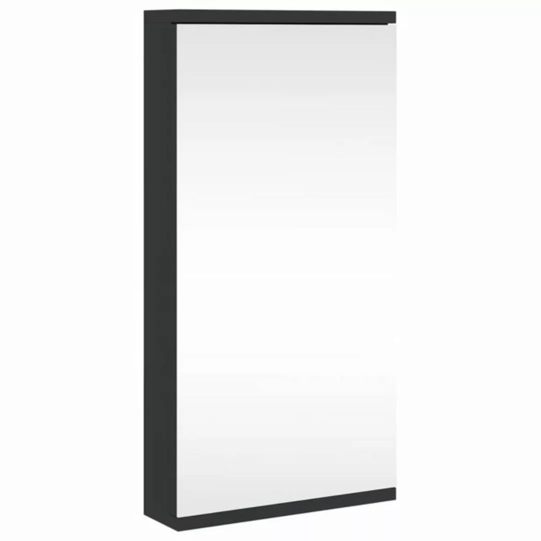 vidaXL Schrankmodule Eck-Spiegelschrank Schwarz 30x24x60 cm günstig online kaufen