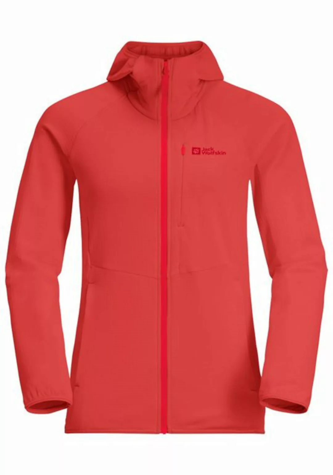 Jack Wolfskin Fleecejacke "KOLBENBERG HOODED FZ W", mit Kapuze günstig online kaufen