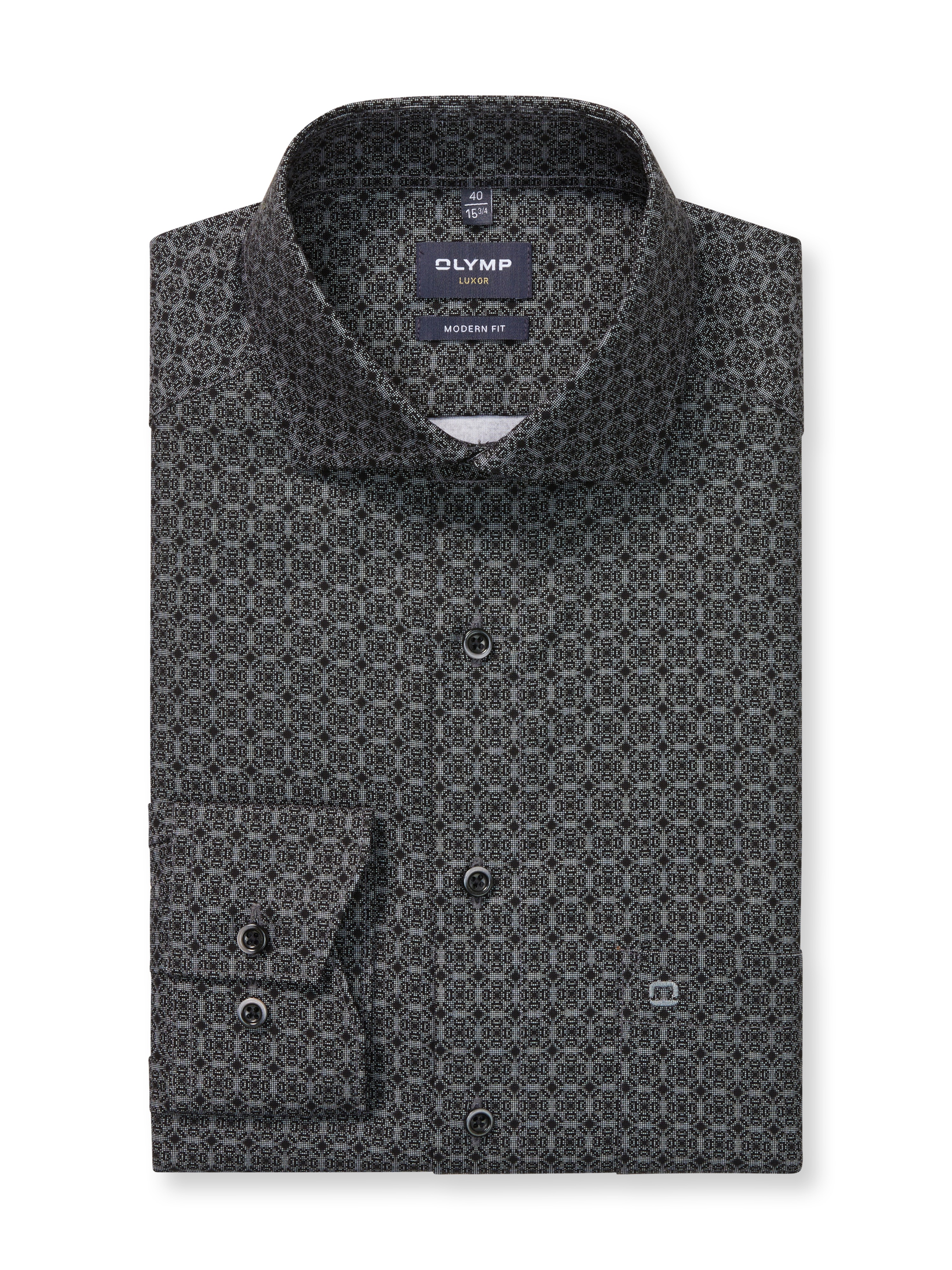 OLYMP Langarmhemd "Luxor modern fit", Royal-Kentkragen, Businesshemd, moder günstig online kaufen