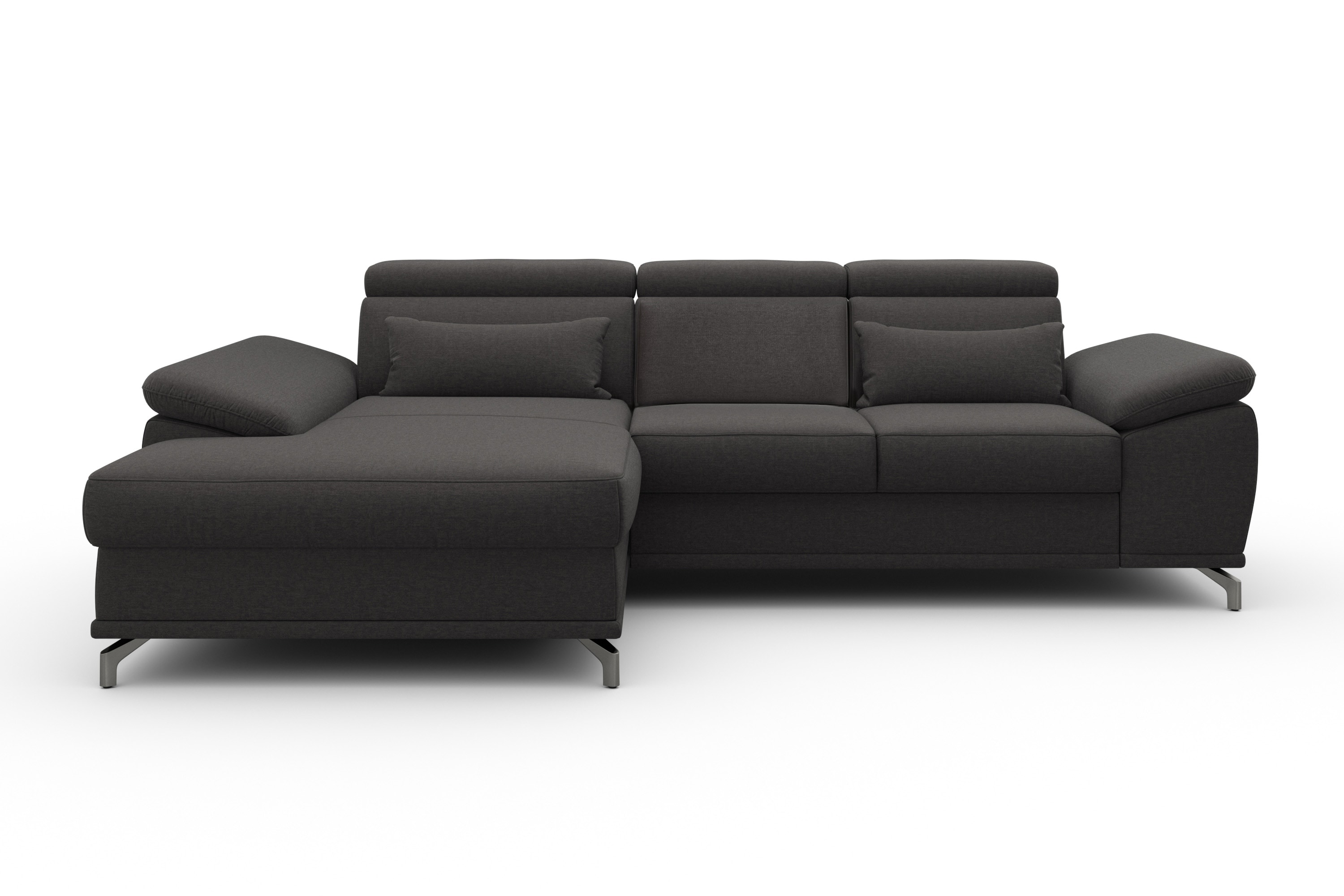 sit&more Ecksofa "Cabrio L-Form, mit Sitztiefenverstellung, Arm- und Kopfte günstig online kaufen