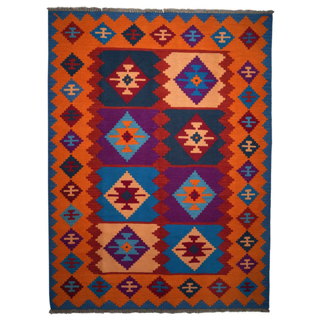 PersaTepp Teppich Kelim Gashgai multicolor B/L: ca. 174x236 cm günstig online kaufen